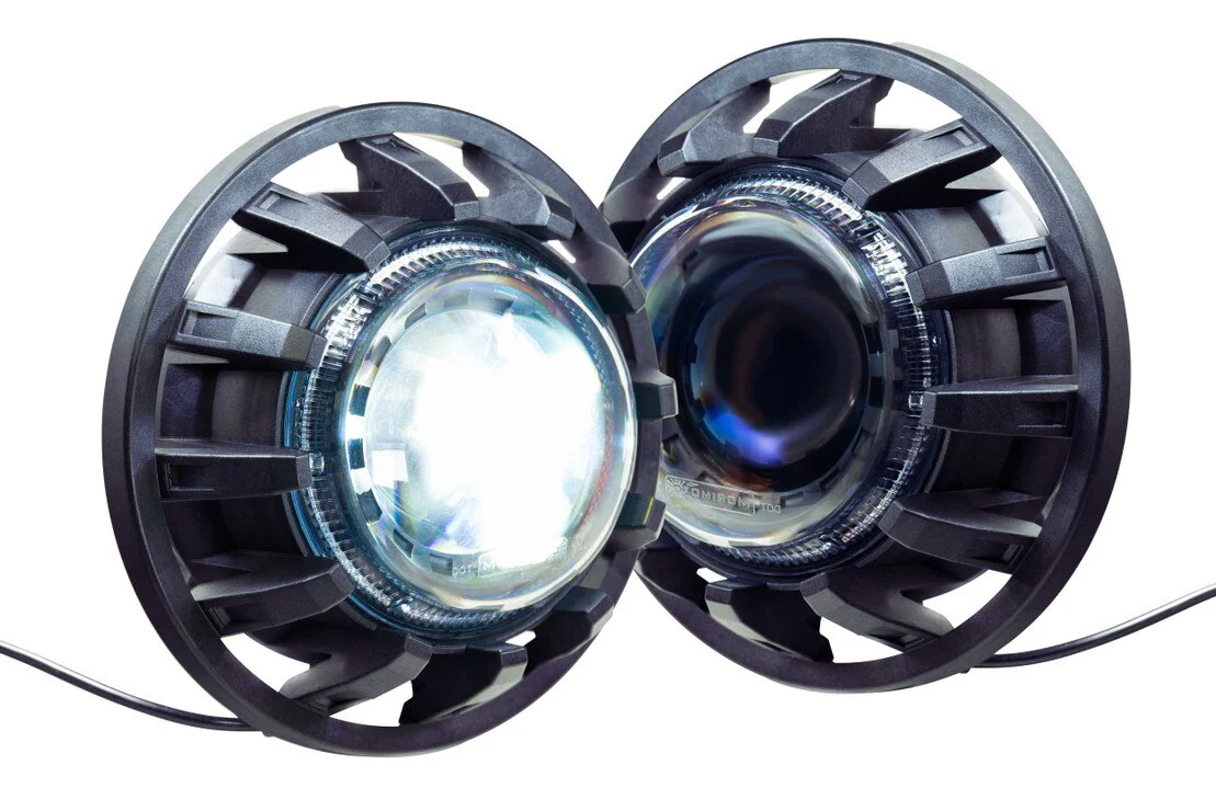 Morimoto Jeep Wrangler JK 07-18 Super7 Headlights - Image 2