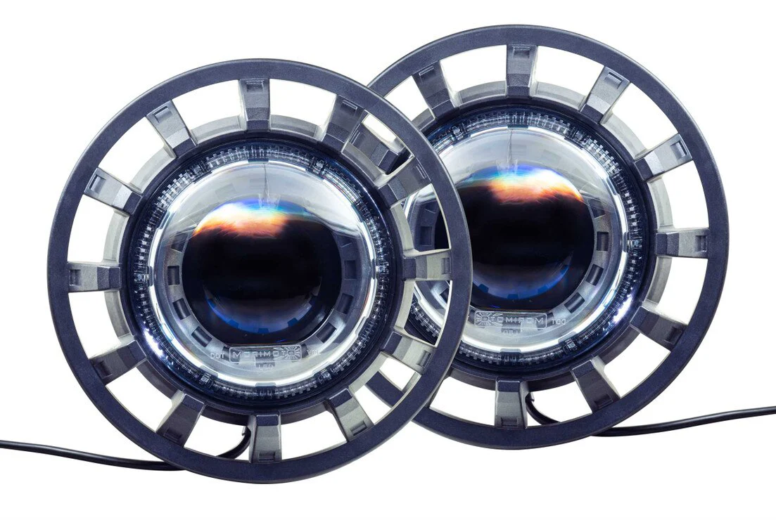 Morimoto Jeep Wrangler JK 07-18 Super7 Headlights - Image 3