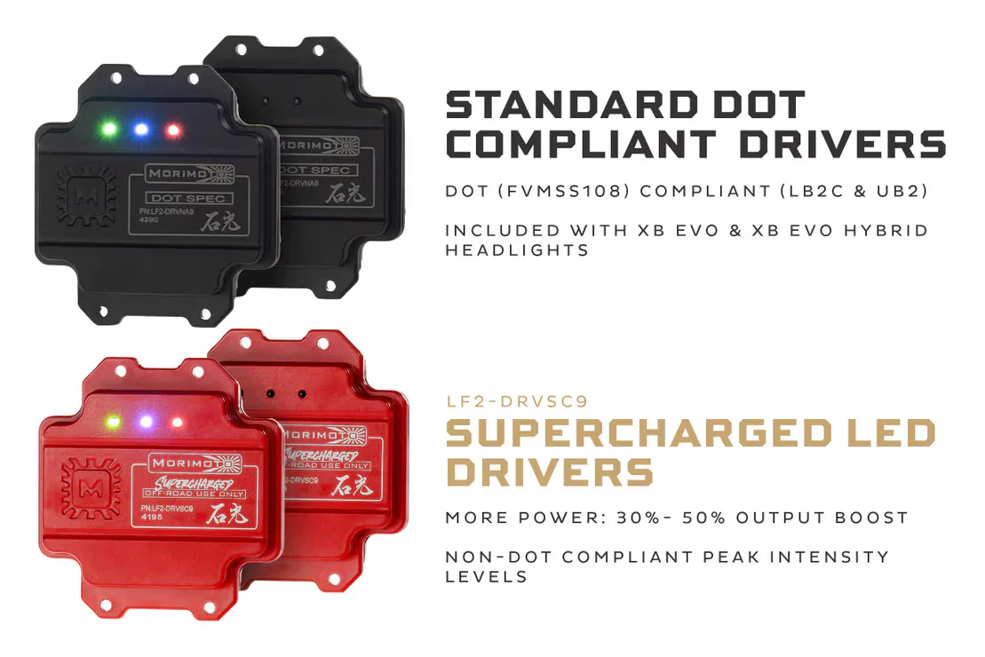 Morimoto Supercharged Drivers Toyota Tacoma 16-23 XB Evo/XB Evo Hybrid - Image 4