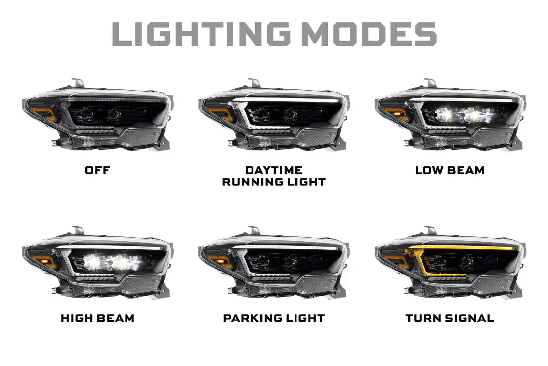 Morimoto Toyota Tacoma 16-23 XB Evo Hybrid LED Headlights - Image 3