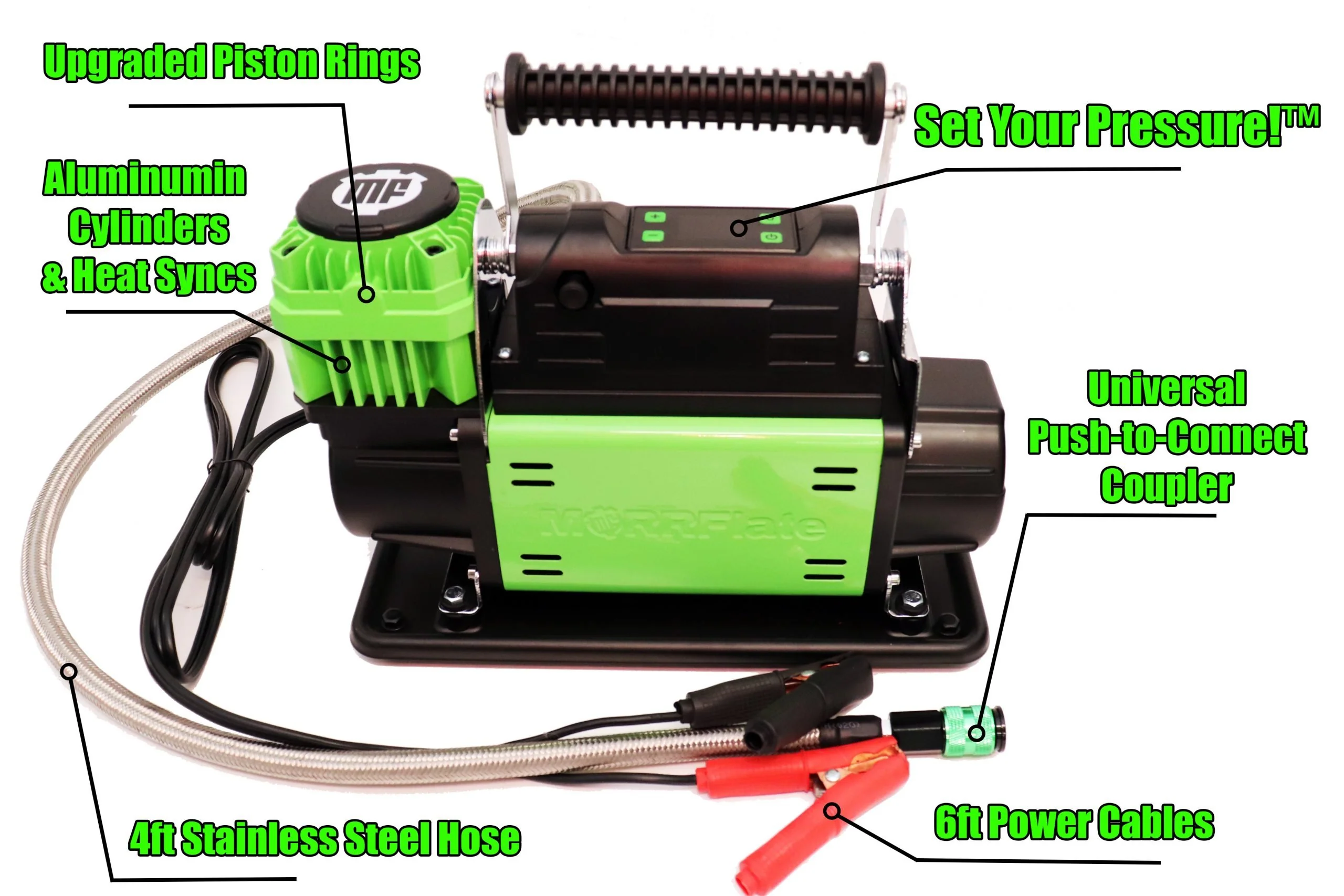 MORRFlate FiveSix PSI Pro Portable 12v Off Road Air Compressor - Gen 2 - Image 3
