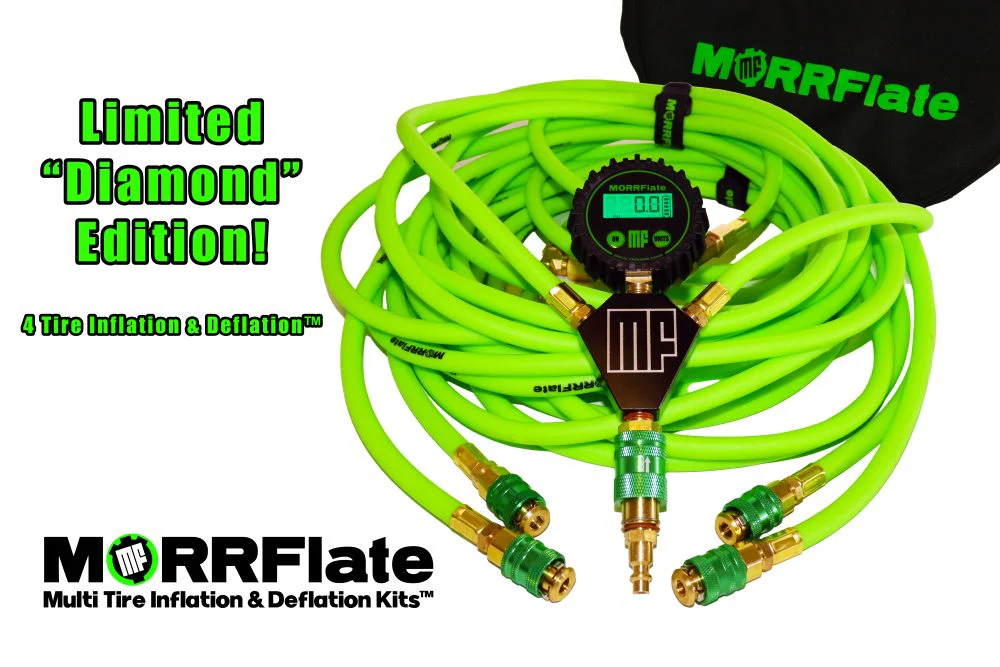 MORRFlate Quad Compact (4-Tire Hose Kit, Up to 100″ Wheelbase) With built-In Gauge - Image 2