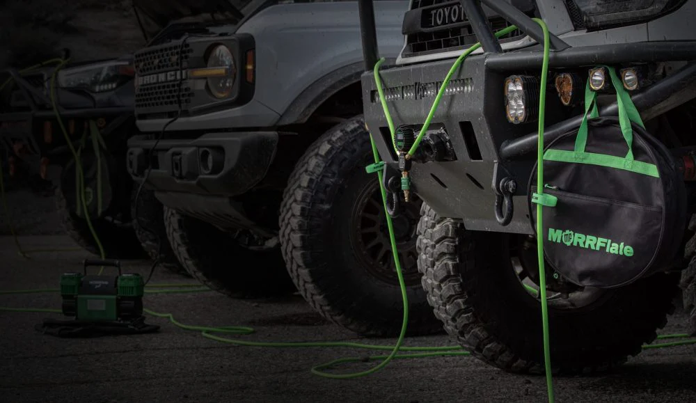 MORRFlate Quad Compact (4-Tire Hose Kit, Up to 100″ Wheelbase) With built-In Gauge - Image 4