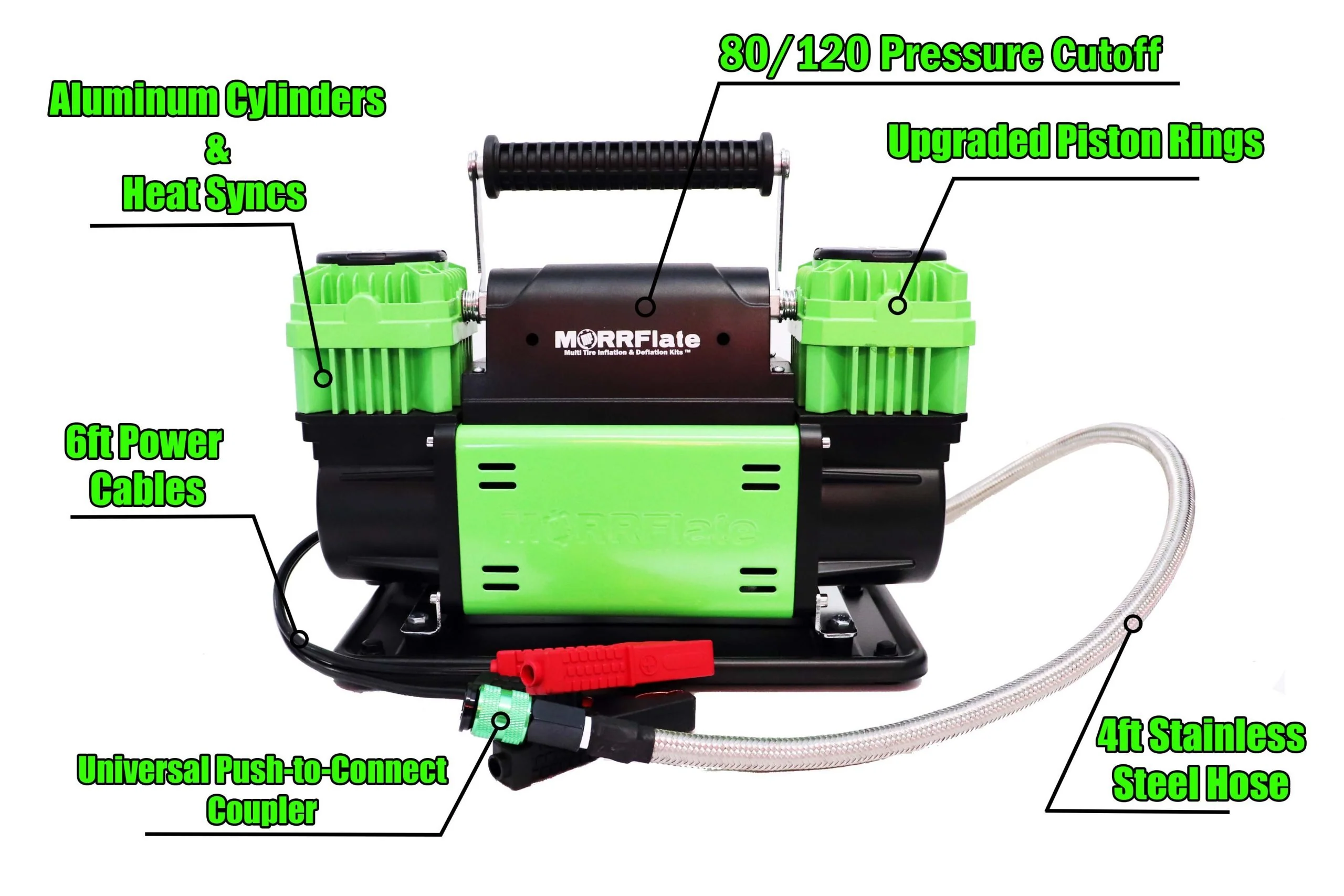 MORRFlate Ten Six 12v Portable Compressor - Gen 2 - Image 2