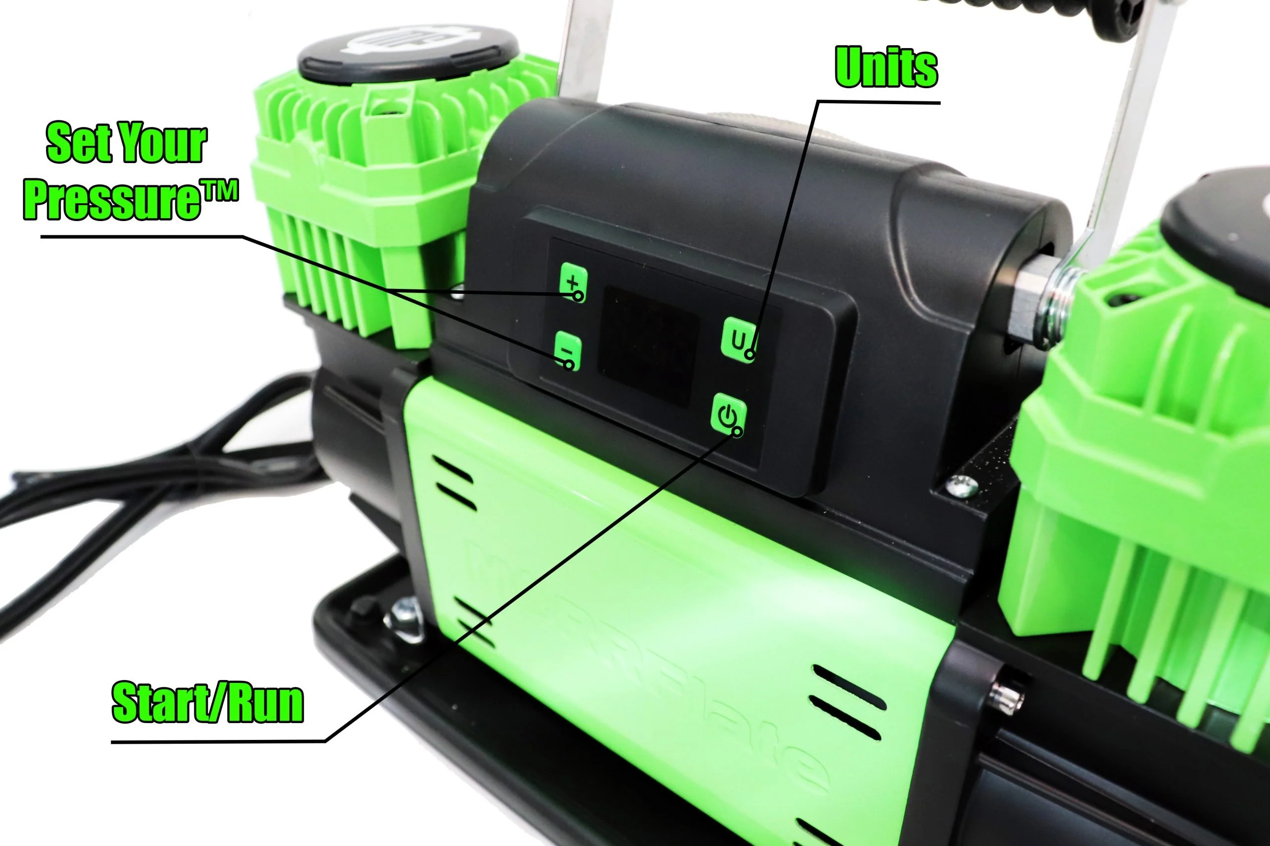 MORRFlate Ten Six PSI Pro 12v Portable Compressor - Gen 2 - Image 3