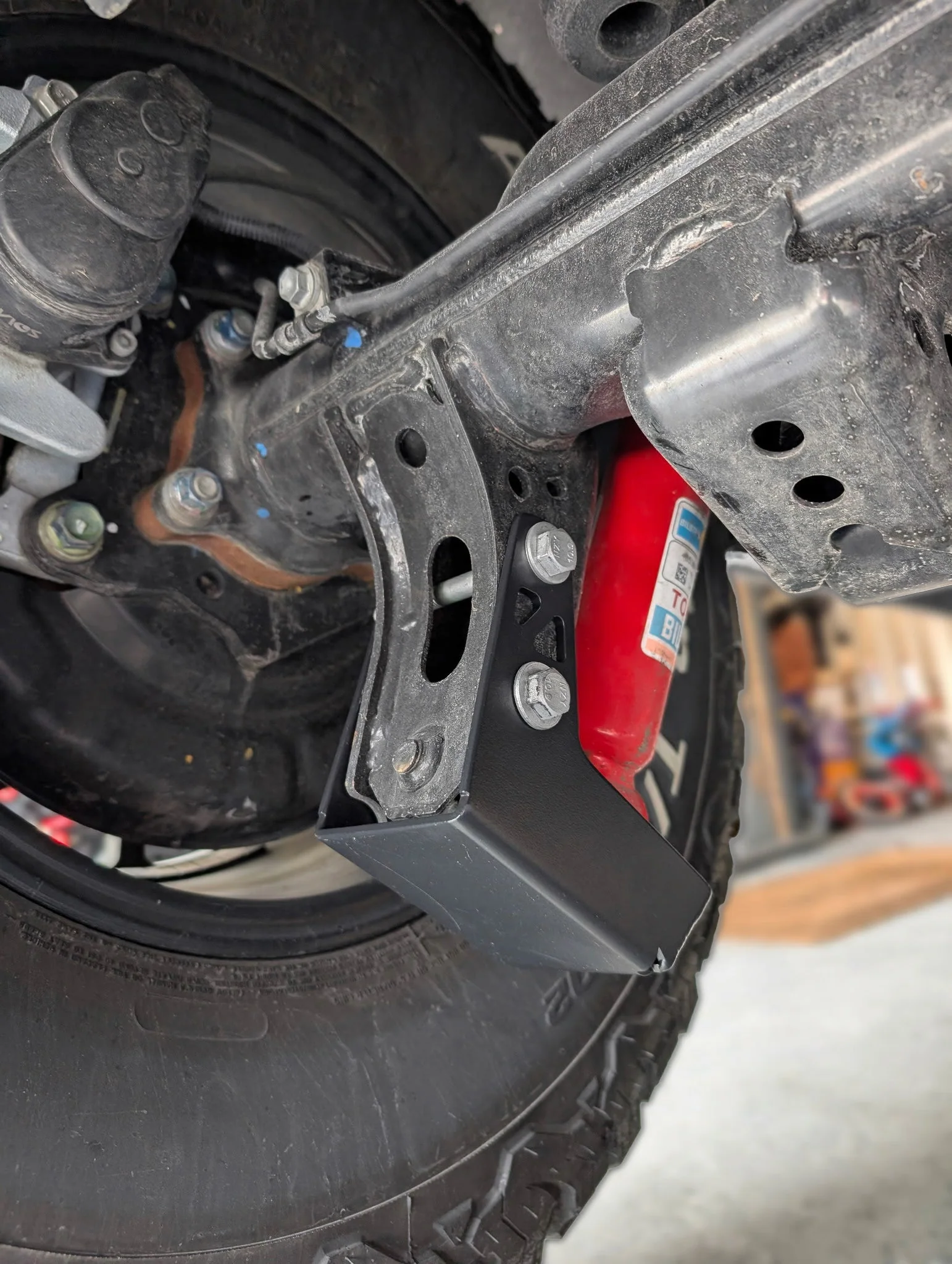 NYTOP 2022-2026 Toyota Tundra/2023-2026 Sequoia Rear Shock Mount Skid Plate Kit - Image 5