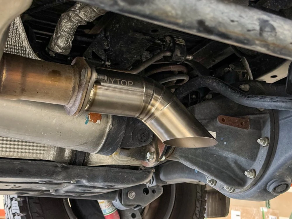 NYTOP 2022-Current Toyota Tundra Titanium Axle Dump Exhaust Tip - Image 3