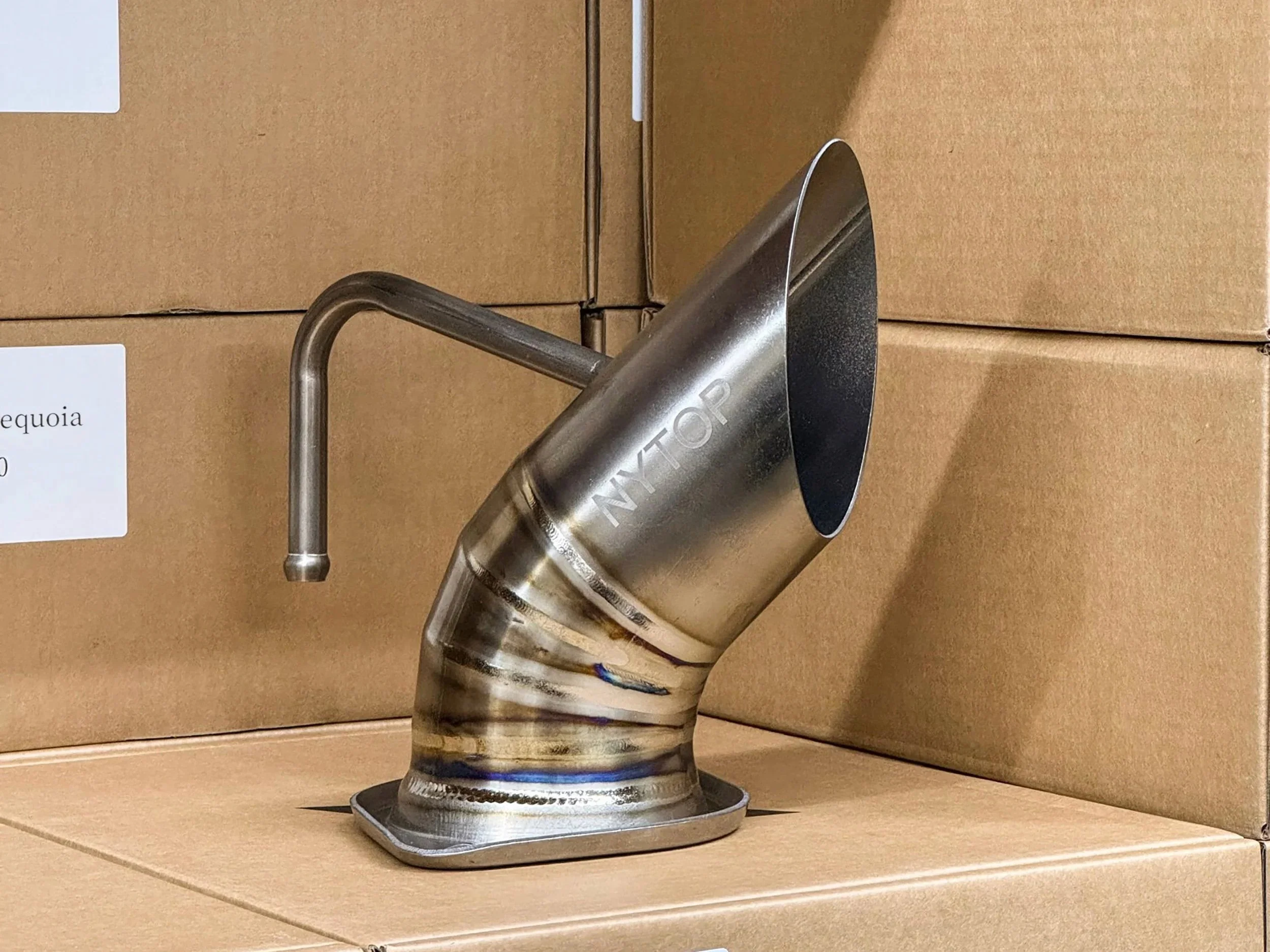 NYTOP 2023-2026 Sequoia Titanium Axle Dump Exhaust Tip - Image 3