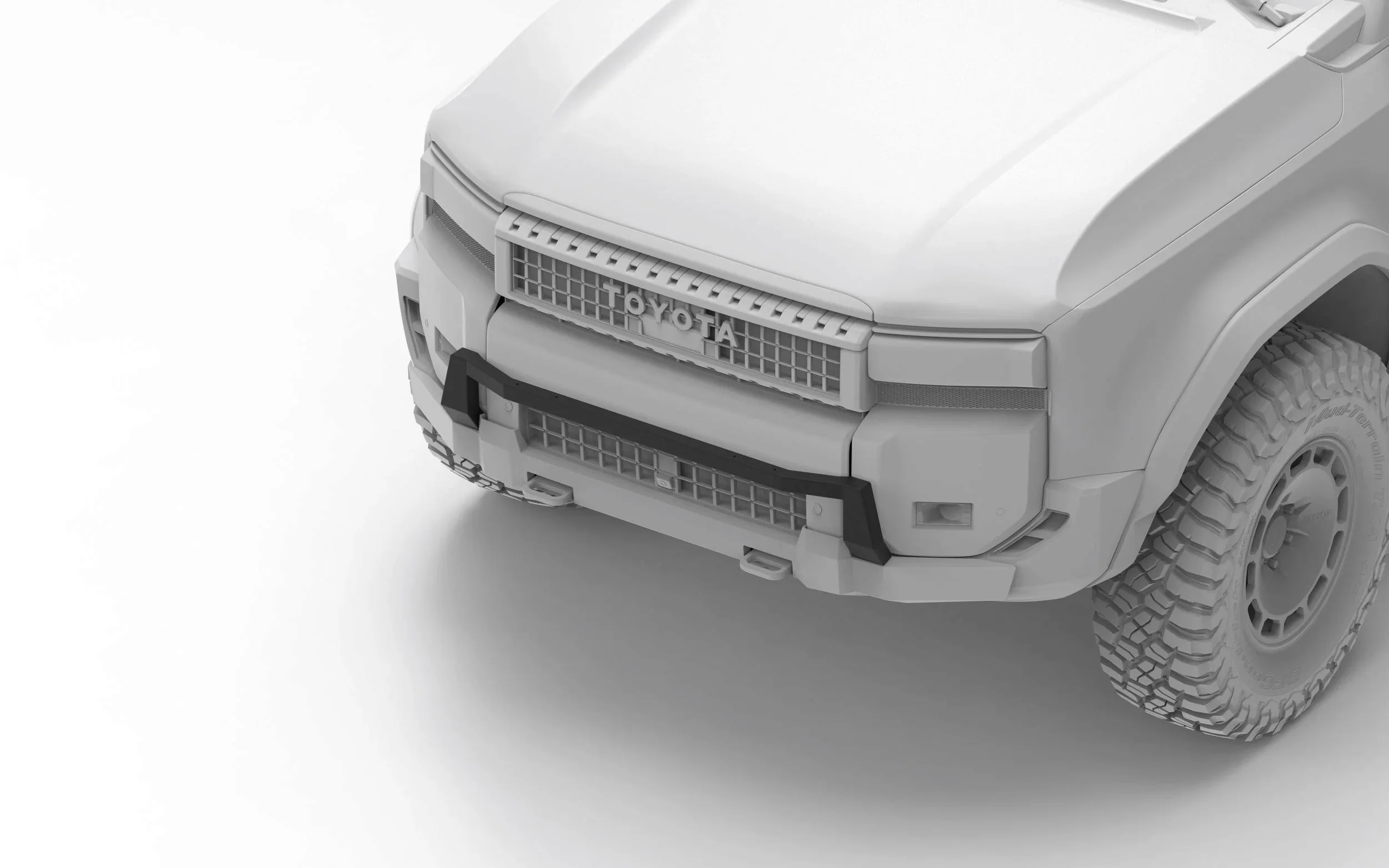 NYTOP 2024-2026 Toyota Land Cruiser Front Hybrid Bumper Bull Bar - Image 6