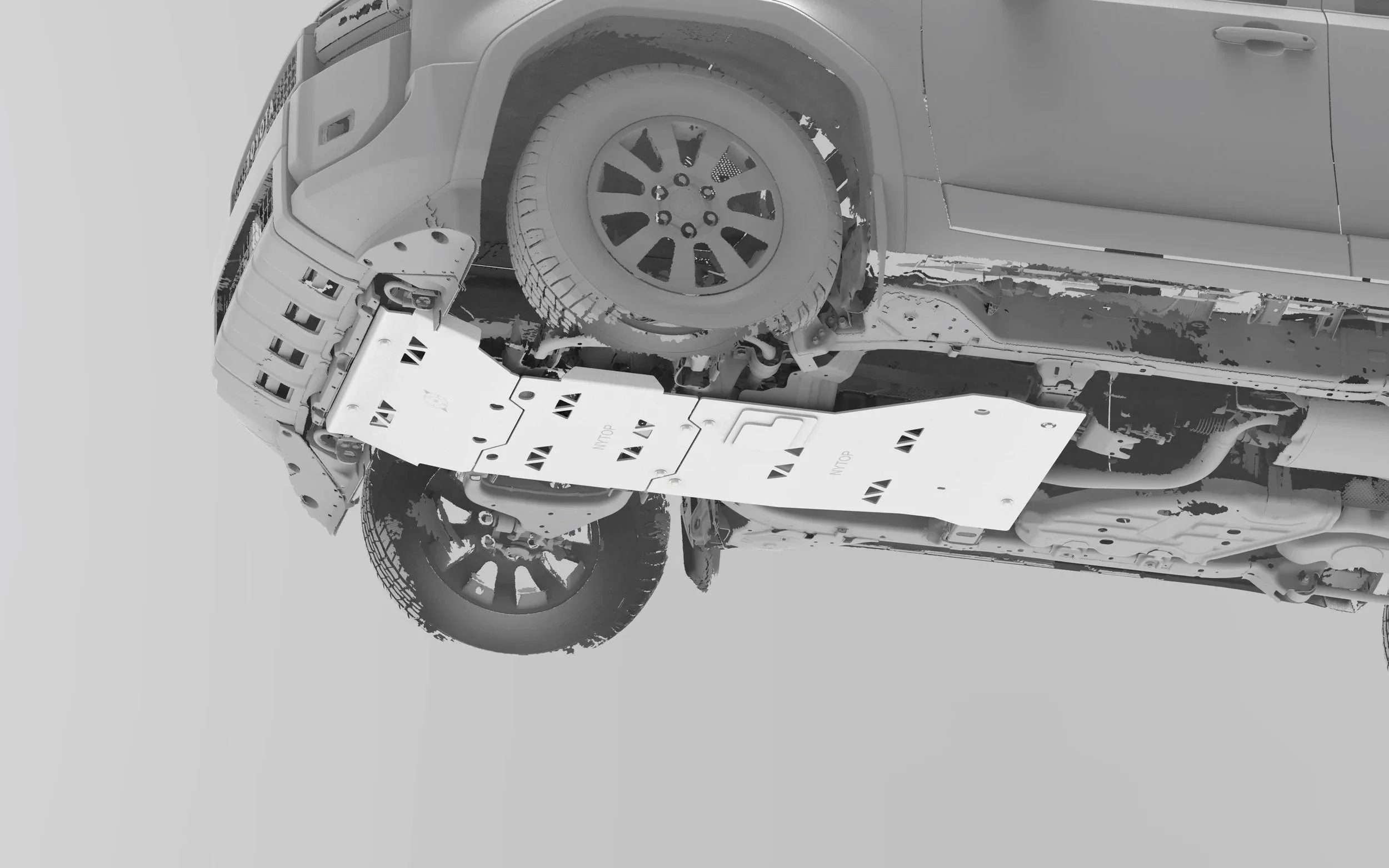 NYTOP 2024-2026 Toyota Land Cruiser Skid Plate Assembly - Image 3