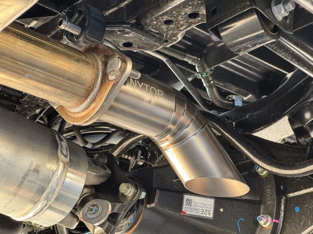 NYTOP 2024-2026 Toyota Tacoma Titanium Axle Dump Exhaust Tip - Image 4