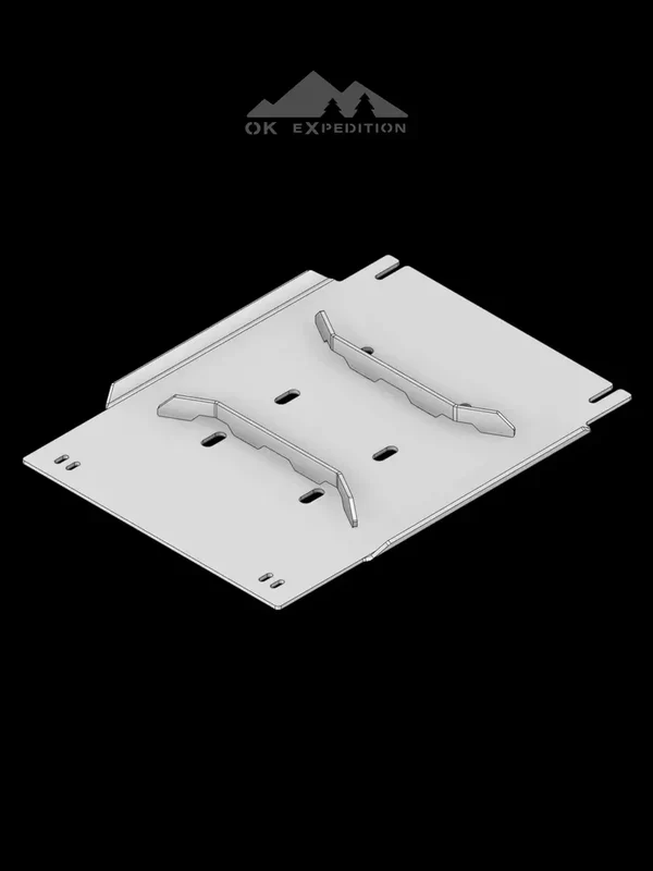 OK Expedition 2010-2023 Lexus GX460 Transmission Skid Plate - Image 2