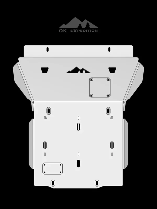 OK Expedition 2025-2026 4Runner Engine Skid Plate - Image 3