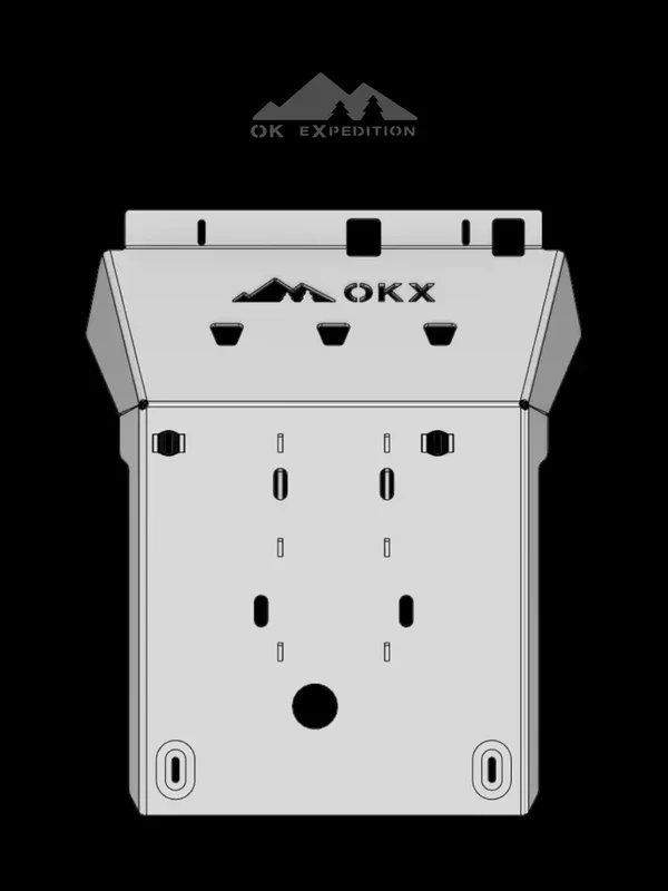 OK Expedition FJ Cruiser Engine Skid Plate - Image 3