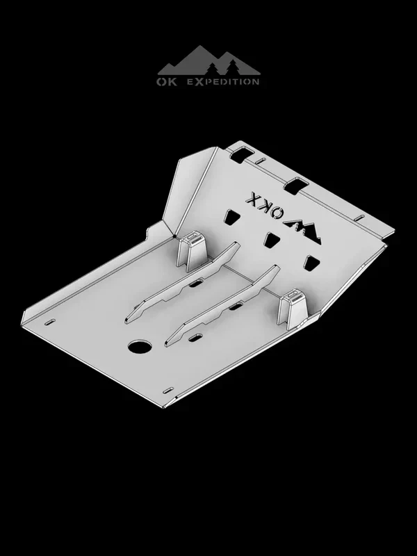 OK Expedition FJ Cruiser Engine Skid Plate - Image 4