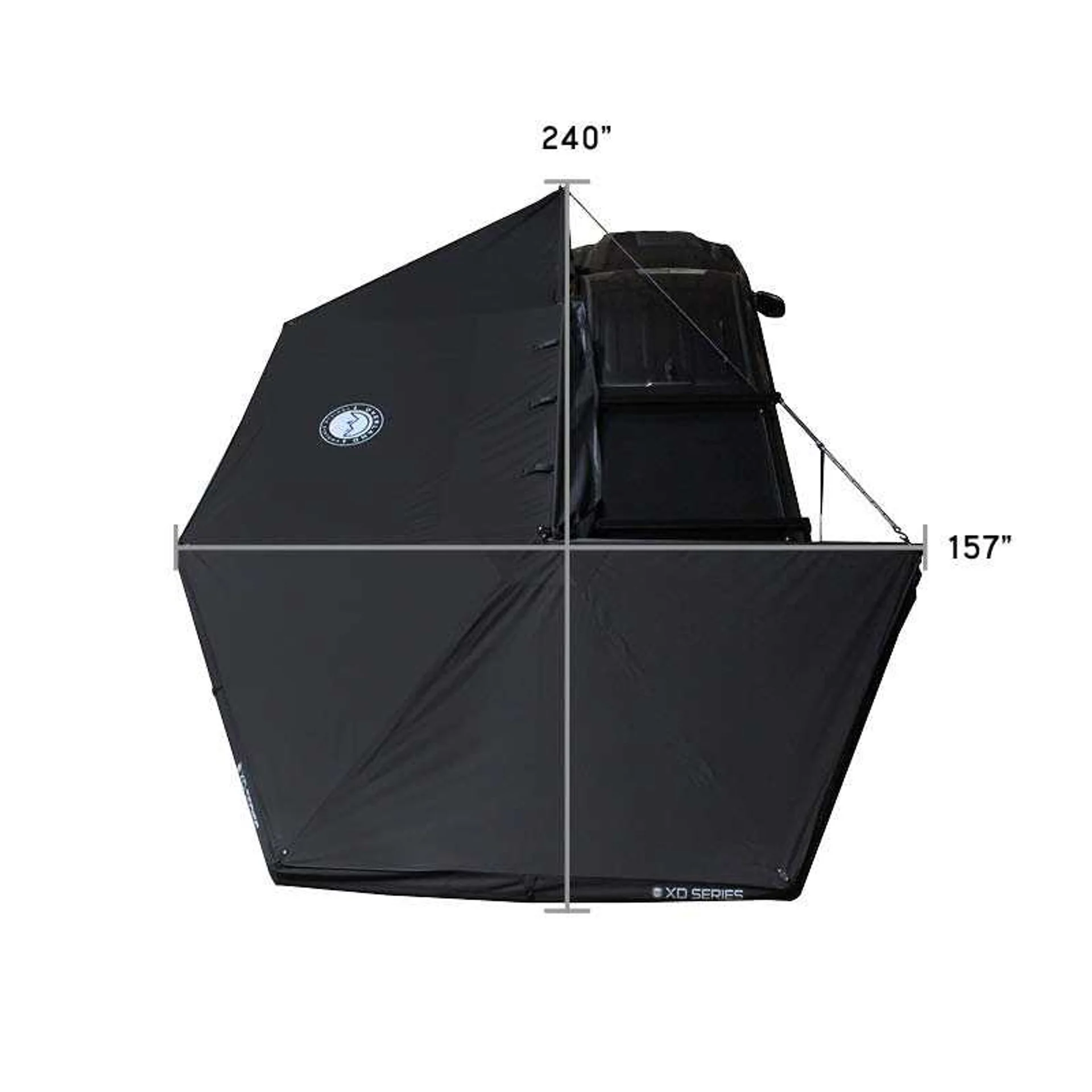 Overland Vehicle Systems XD Nomadic 270 Awning & Wall Kit Combo - Image 5
