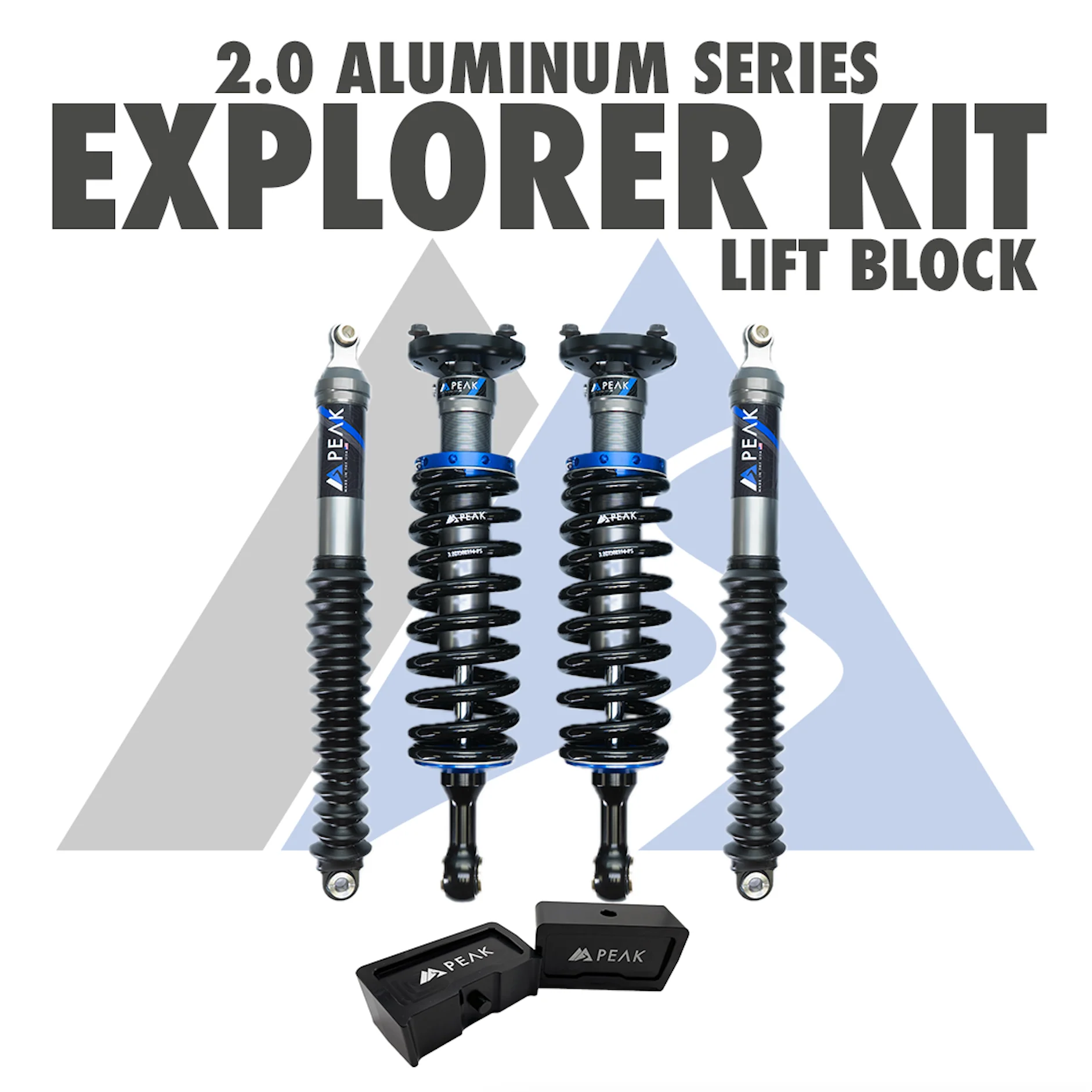 Peak Suspension 2.0 Aluminum Series Explorer Kit (Blocks) | 2015-2022 Colorado/Canyon - Image 2