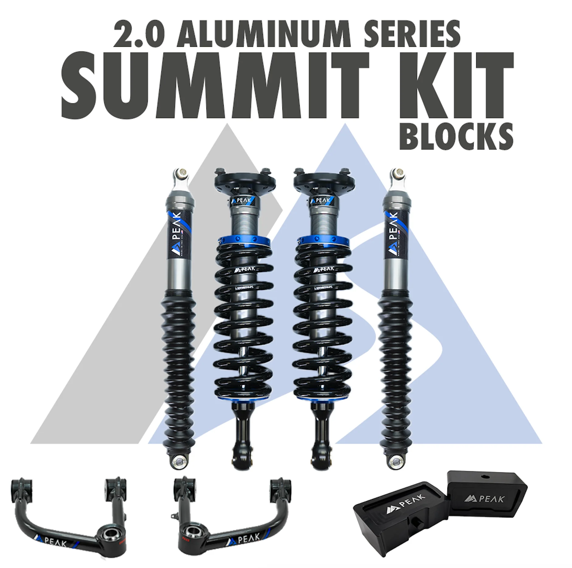 Peak Suspension 2.0 Aluminum Series Summit Kit (Blocks) | 2015-2022 Colorado/Canyon - Image 2