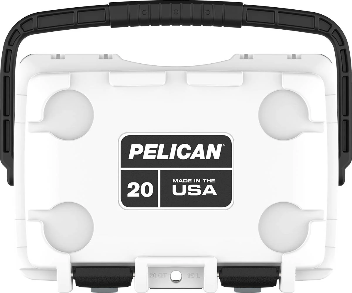 Pelican 20QT Elite Cooler - White/Grey - Image 4