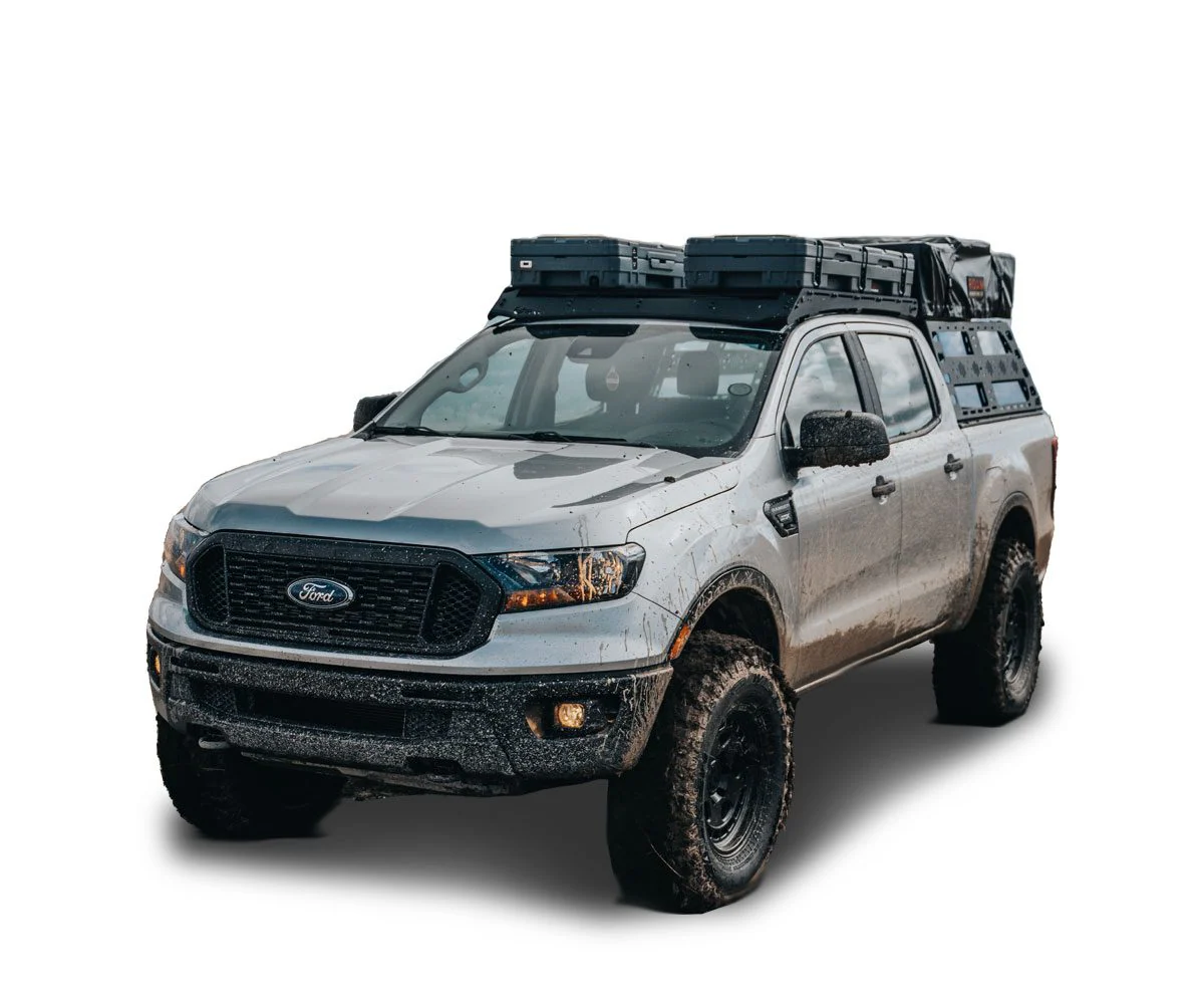 Prinsu Ford Ranger Supercrew Roof Rack | 2019-2021 - Image 3