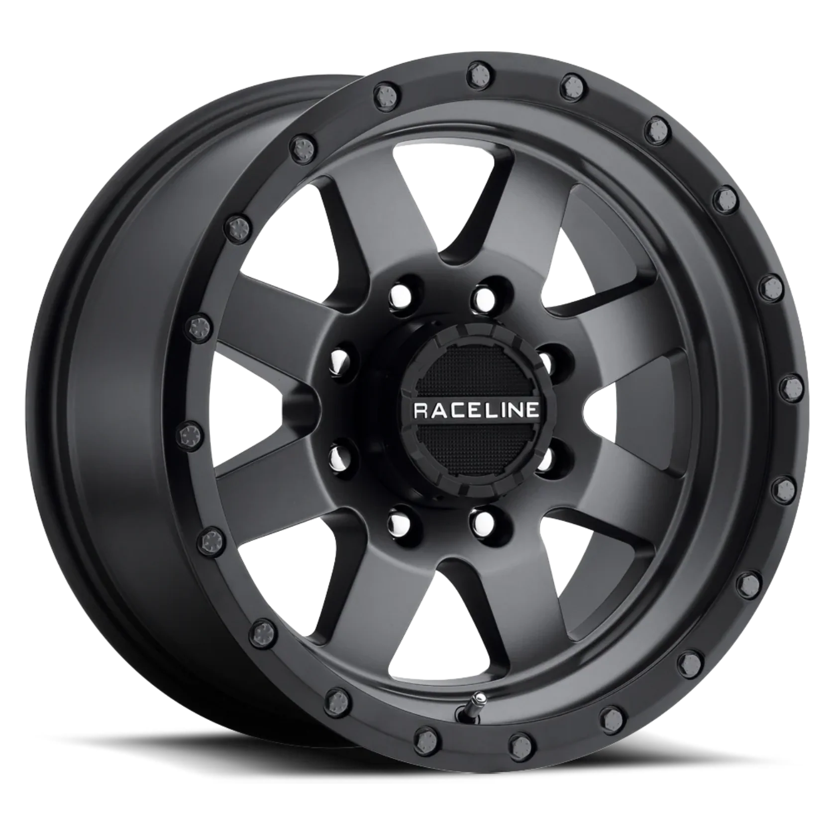 Raceline Wheels 935G Defender Matte Grey / Black Ring - Image 3