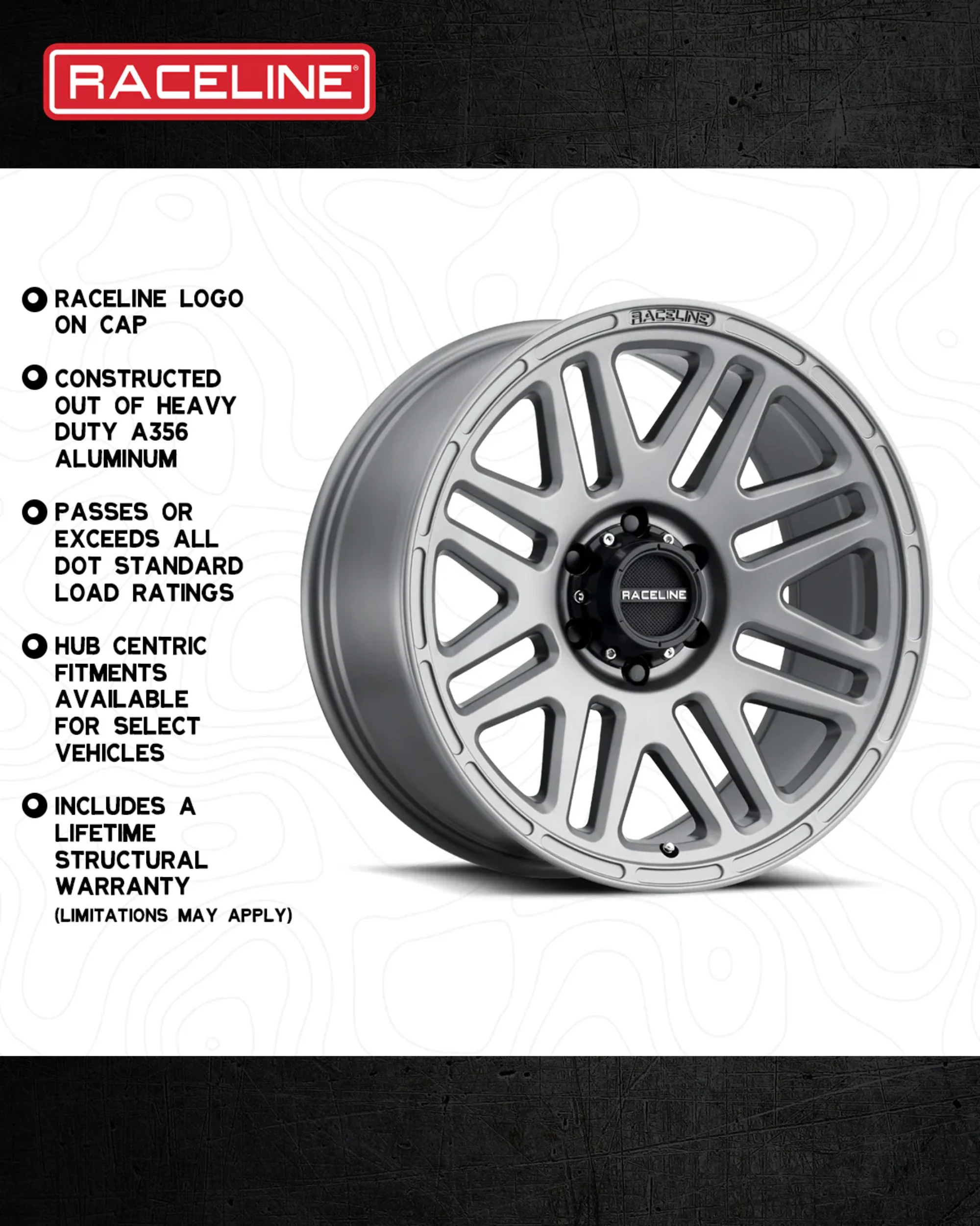 Raceline Wheels 944GS Outlander Greystone - Image 4