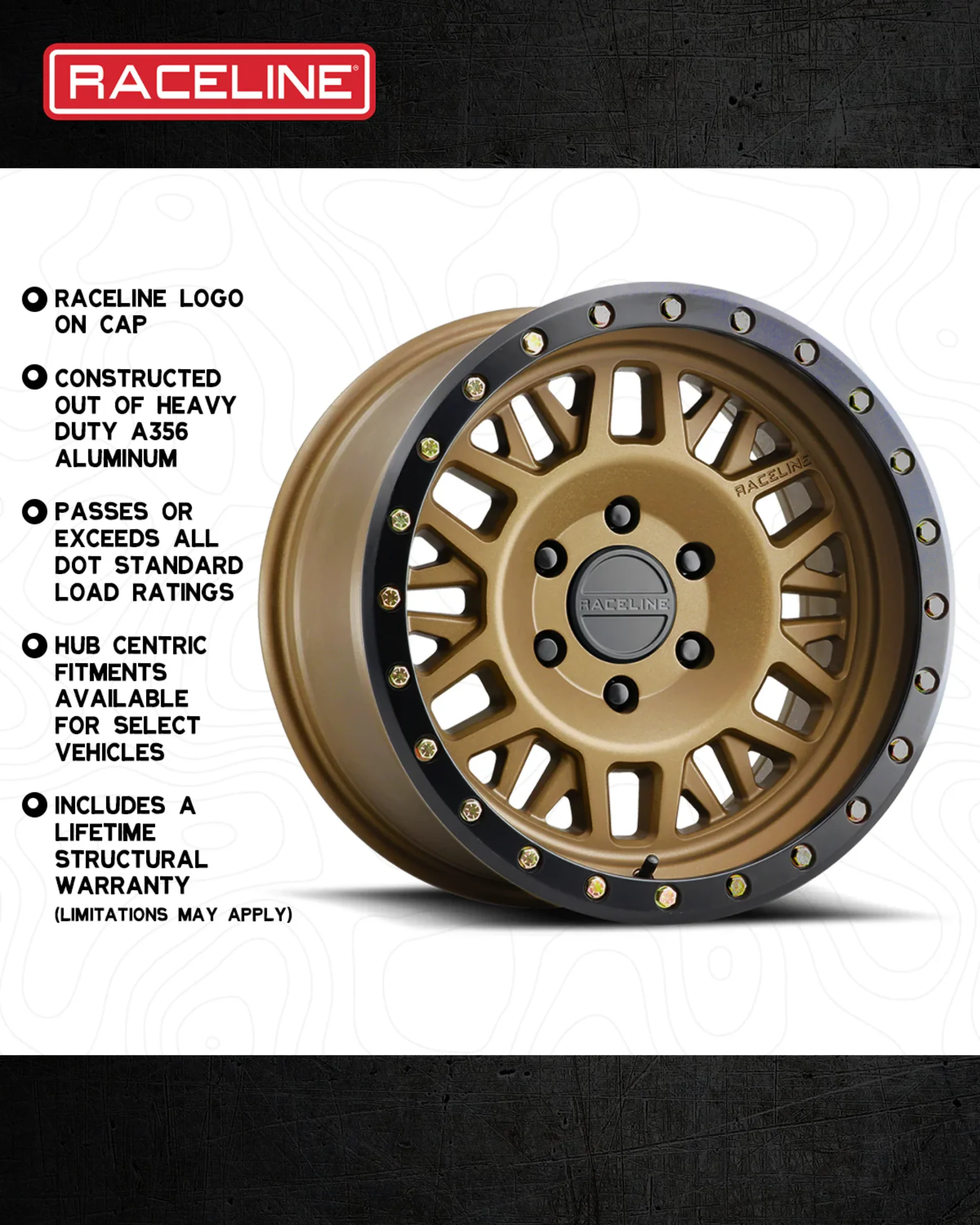 Raceline Wheels 951BZ Ryno Bronze - Image 5