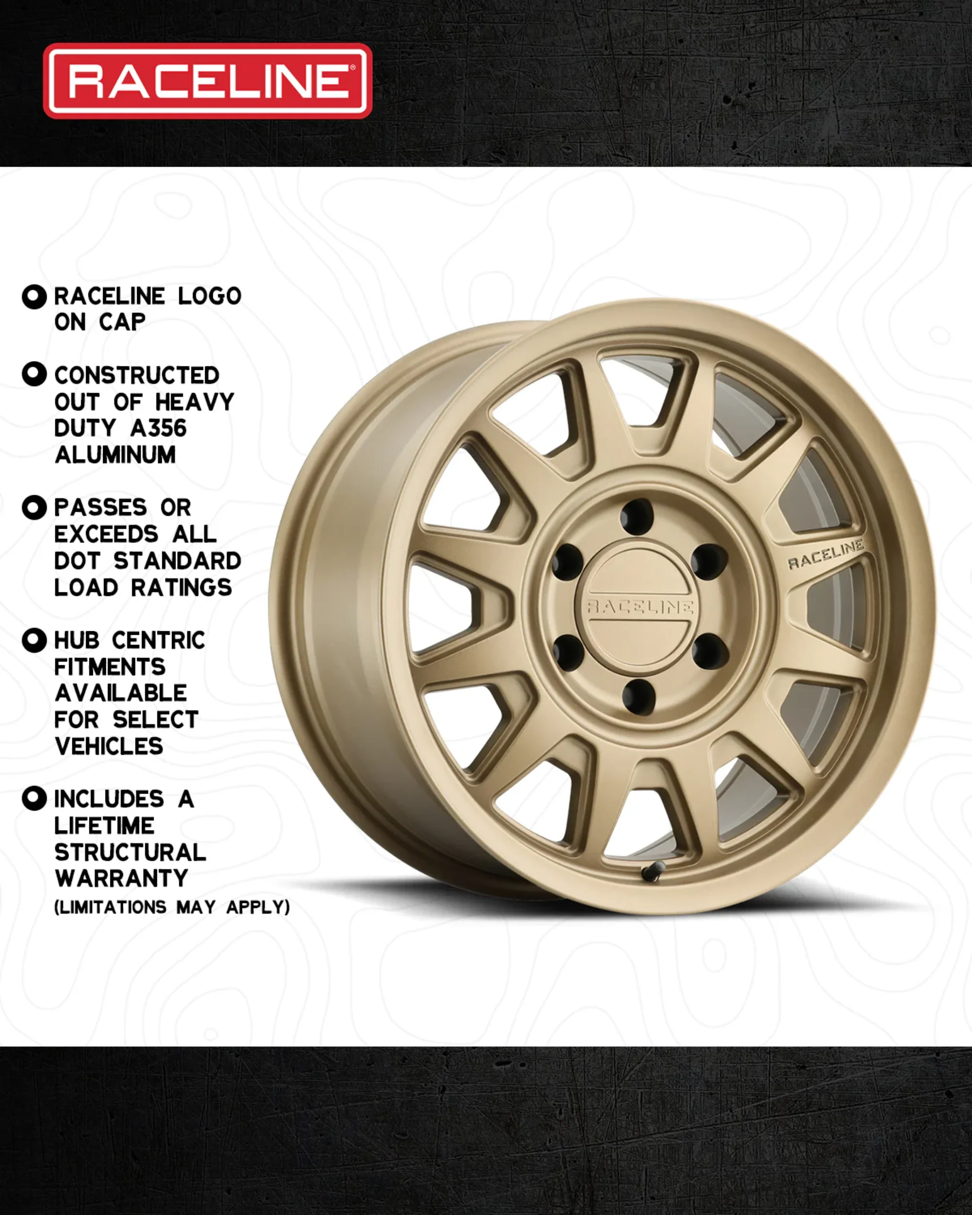 Raceline Wheels 952BZ Aero HD Bronze - Image 5