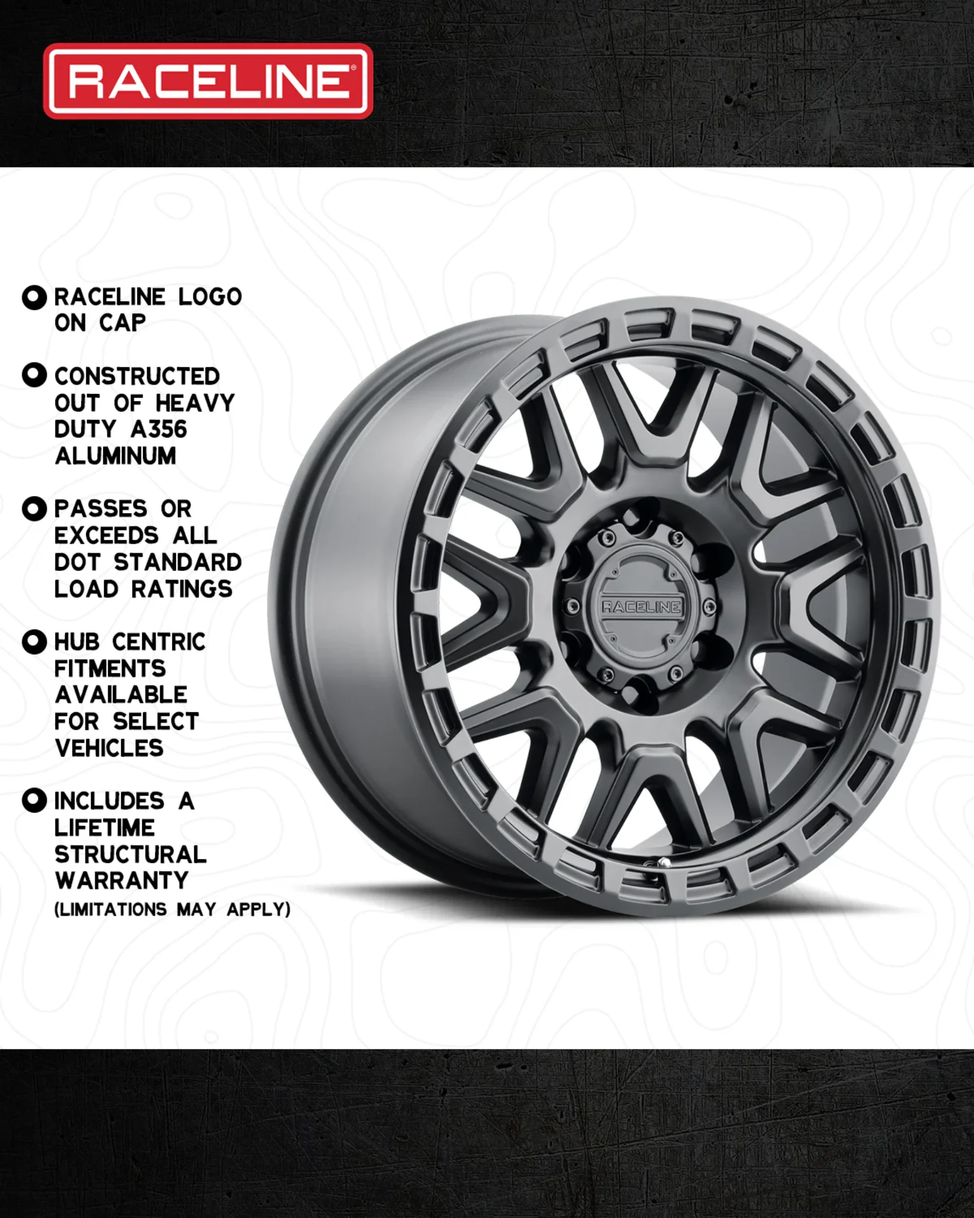 Raceline Wheels 953B Krank Black - Image 4