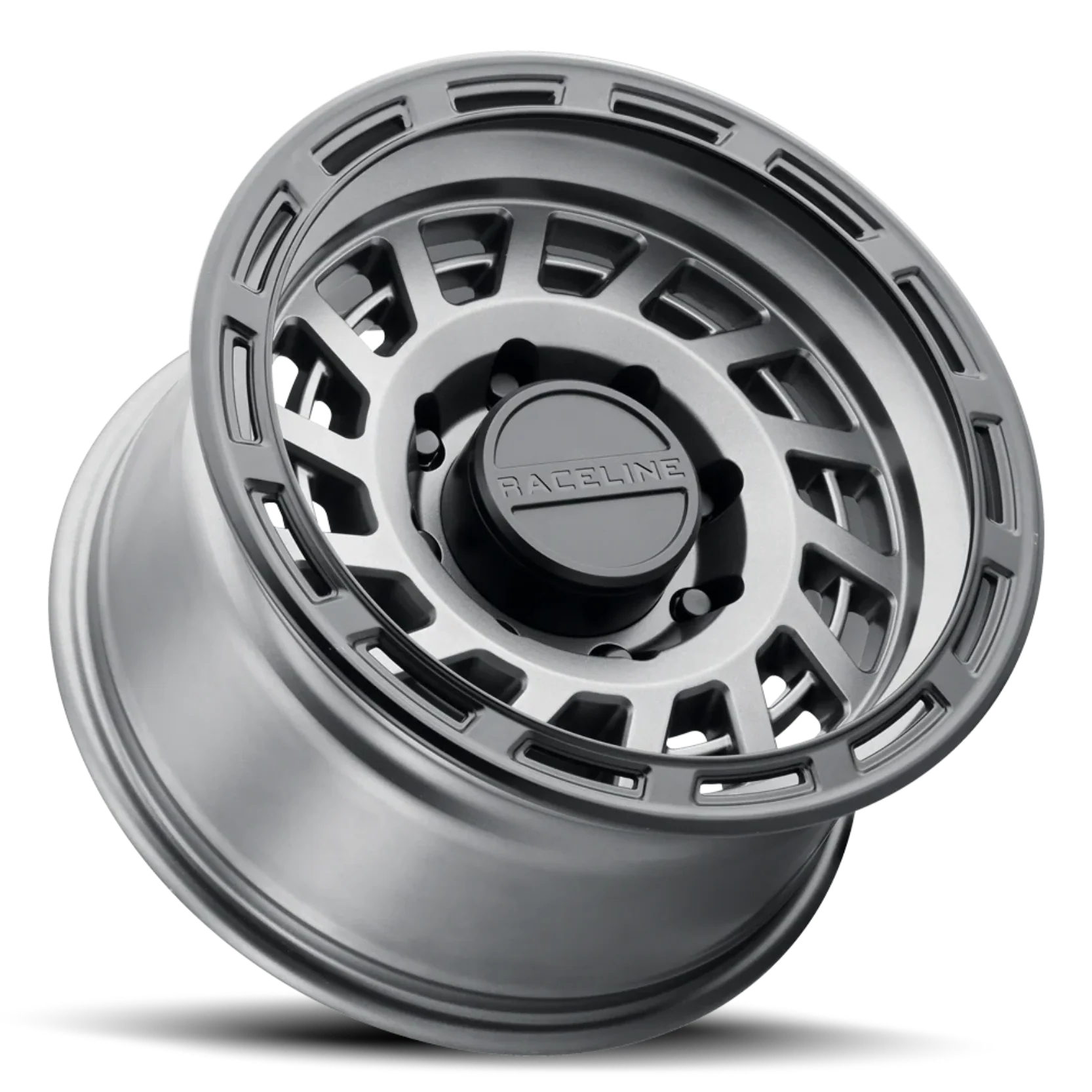 Raceline Wheels 957GB Halo Satin Gunmetal /Black Ring - Image 2