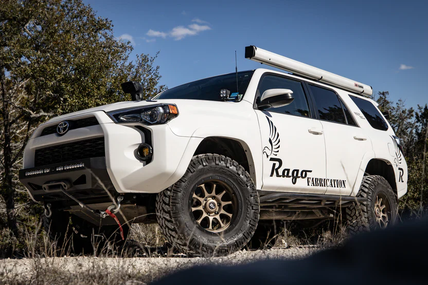 Rago Fabrication 2010-2024 5th Gen Toyota 4Runner Low Profile Ditch Light Brackets - Image 4