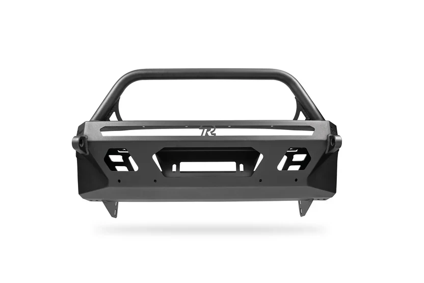 Rago Fabrication 2014-2024 Toyota 4Runner Center Mount Winch Front Bumper with Top Hoop - Image 2