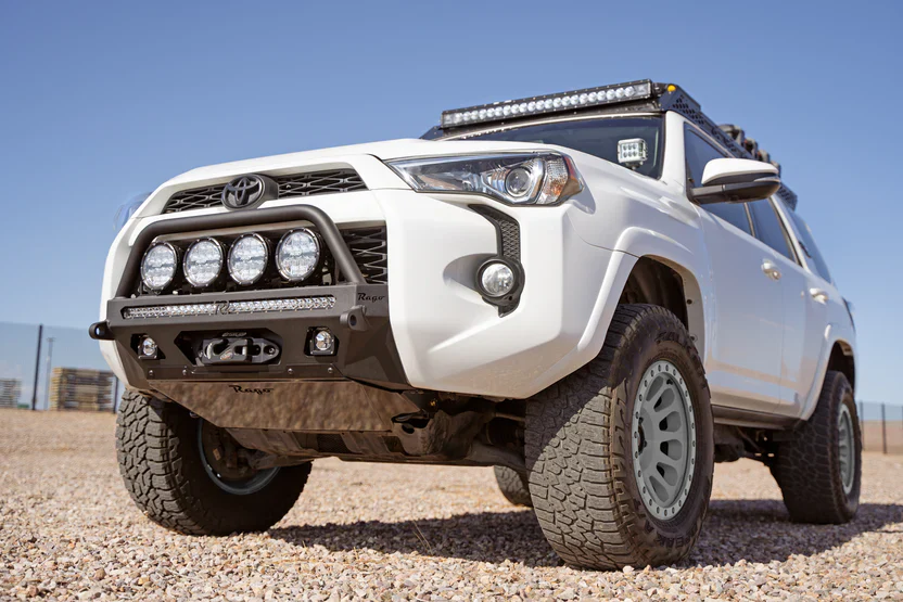 Rago Fabrication 2014-2024 Toyota 4Runner Center Mount Winch Front Bumper with Top Hoop - Image 5