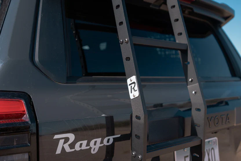 Rago Fabrication 2025+ Toyota 4Runner Rear Hatch Ladder - Image 3