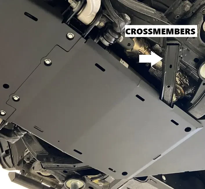 RCI Transmission Skid Plate with X-Members | 2024+ Ford Ranger/2021+ Bronco 2.7L - Image 4