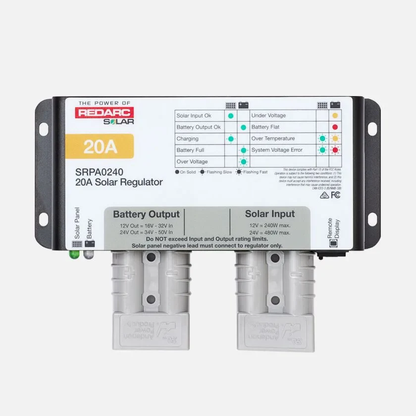 Redarc 20 Amp Solar Regulator - Image 2