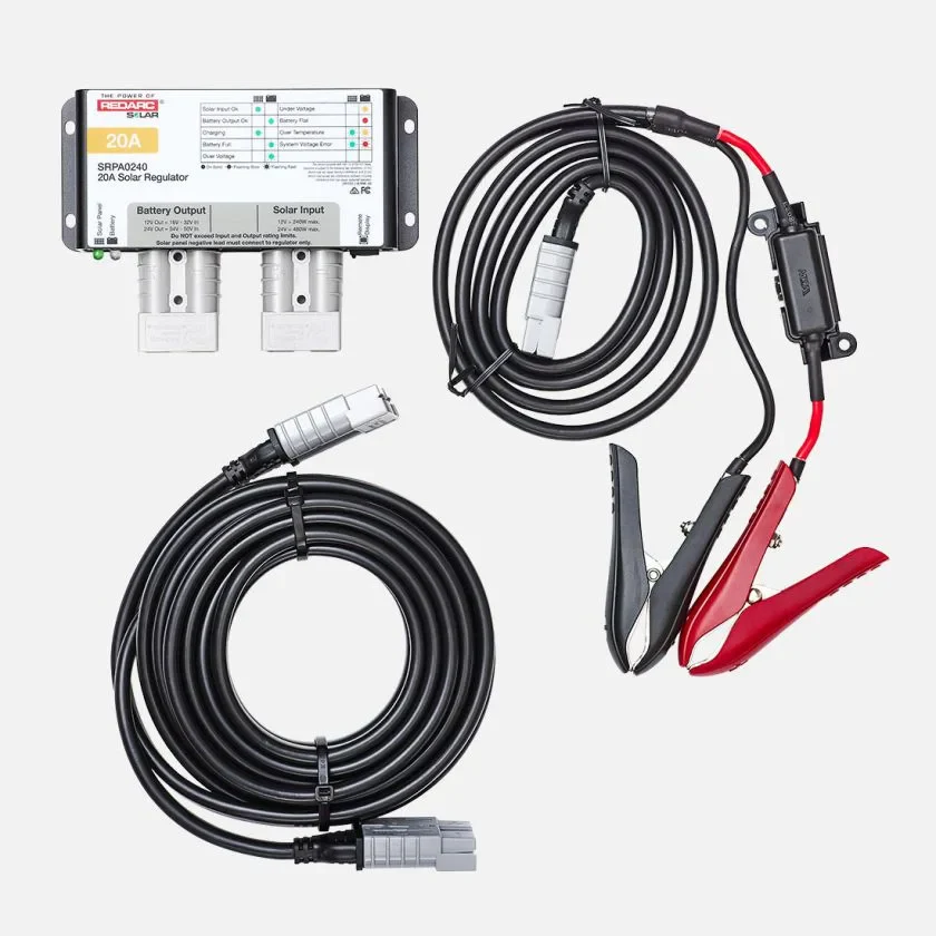 Redarc 20 Amp Solar Regulator and Cable Value Pack - Image 2