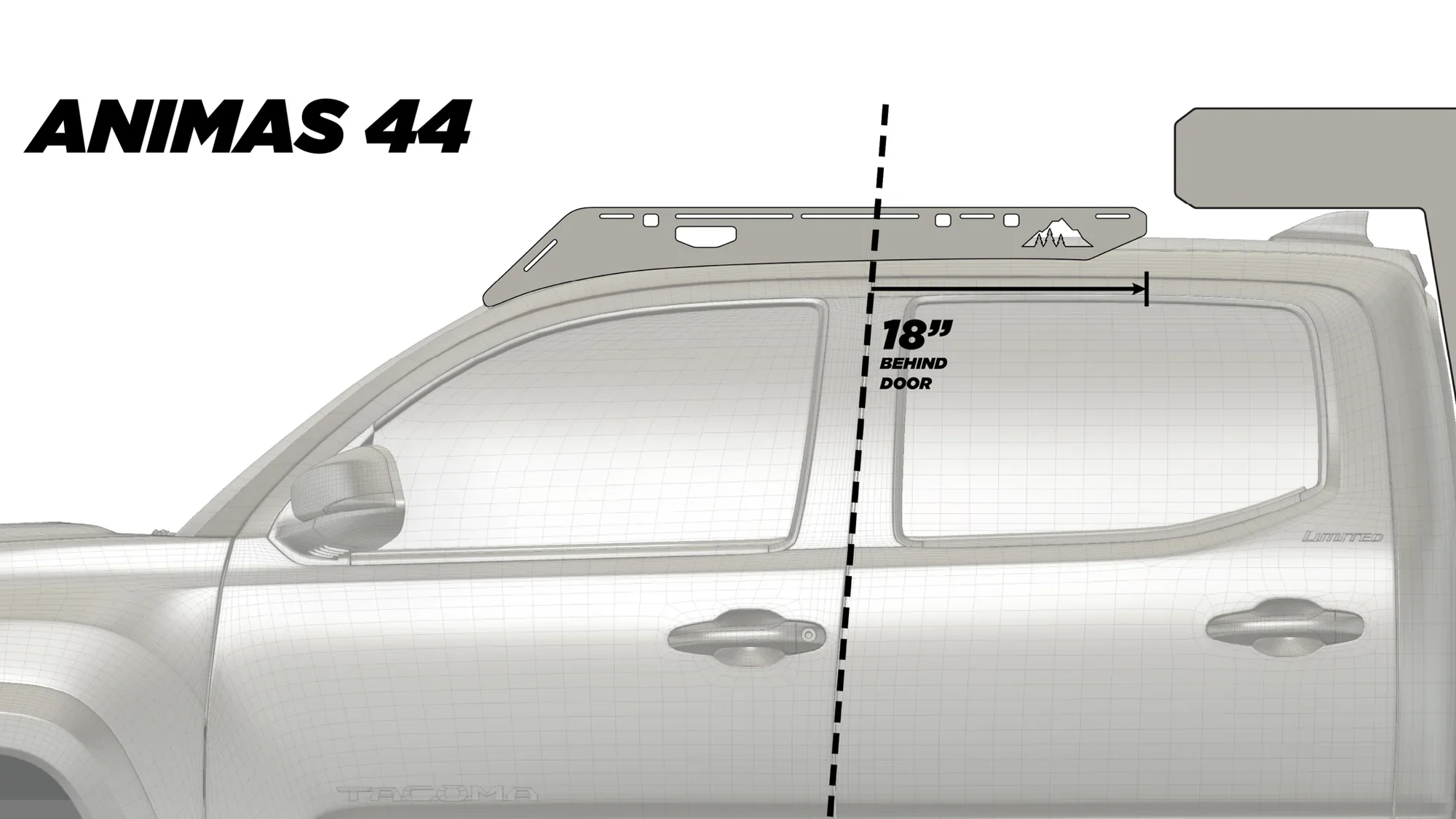 Sherpa The Animas 2005-2023 Tacoma Camper Rack - Image 10
