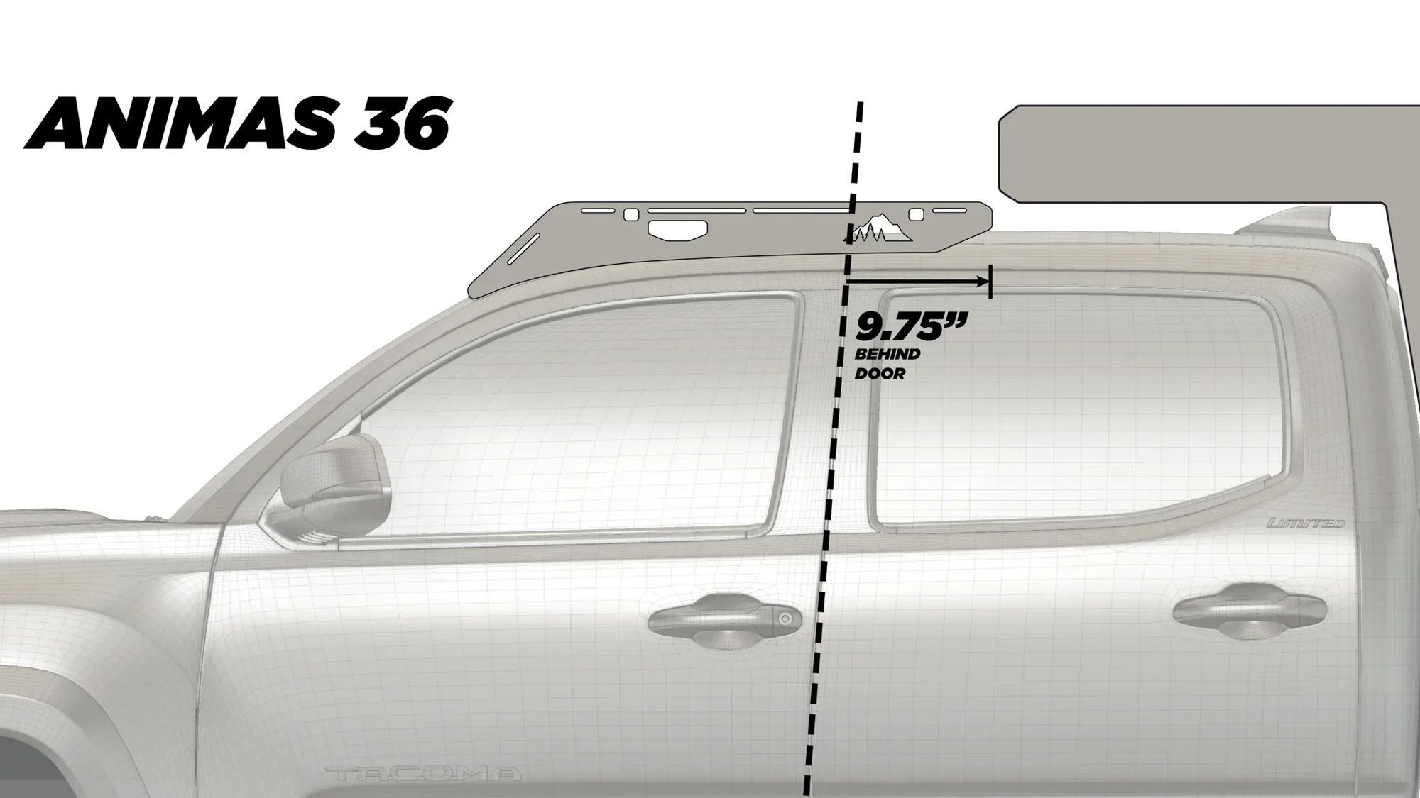 Sherpa The Animas 2005-2023 Tacoma Camper Rack - Image 11
