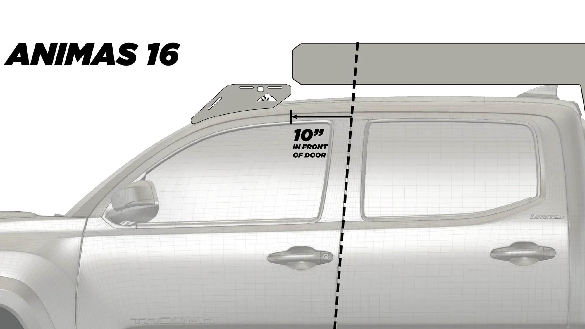 Sherpa The Animas 2005-2023 Tacoma Camper Rack - Image 15
