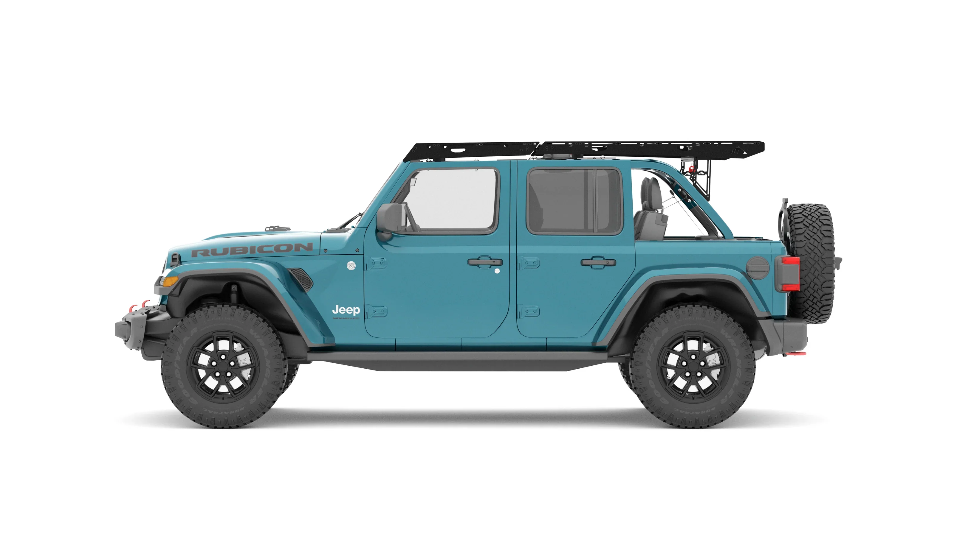 Sherpa The JLU QDHD 2018-2025 Jeep Wrangler JLU Roof Rack - Image 2