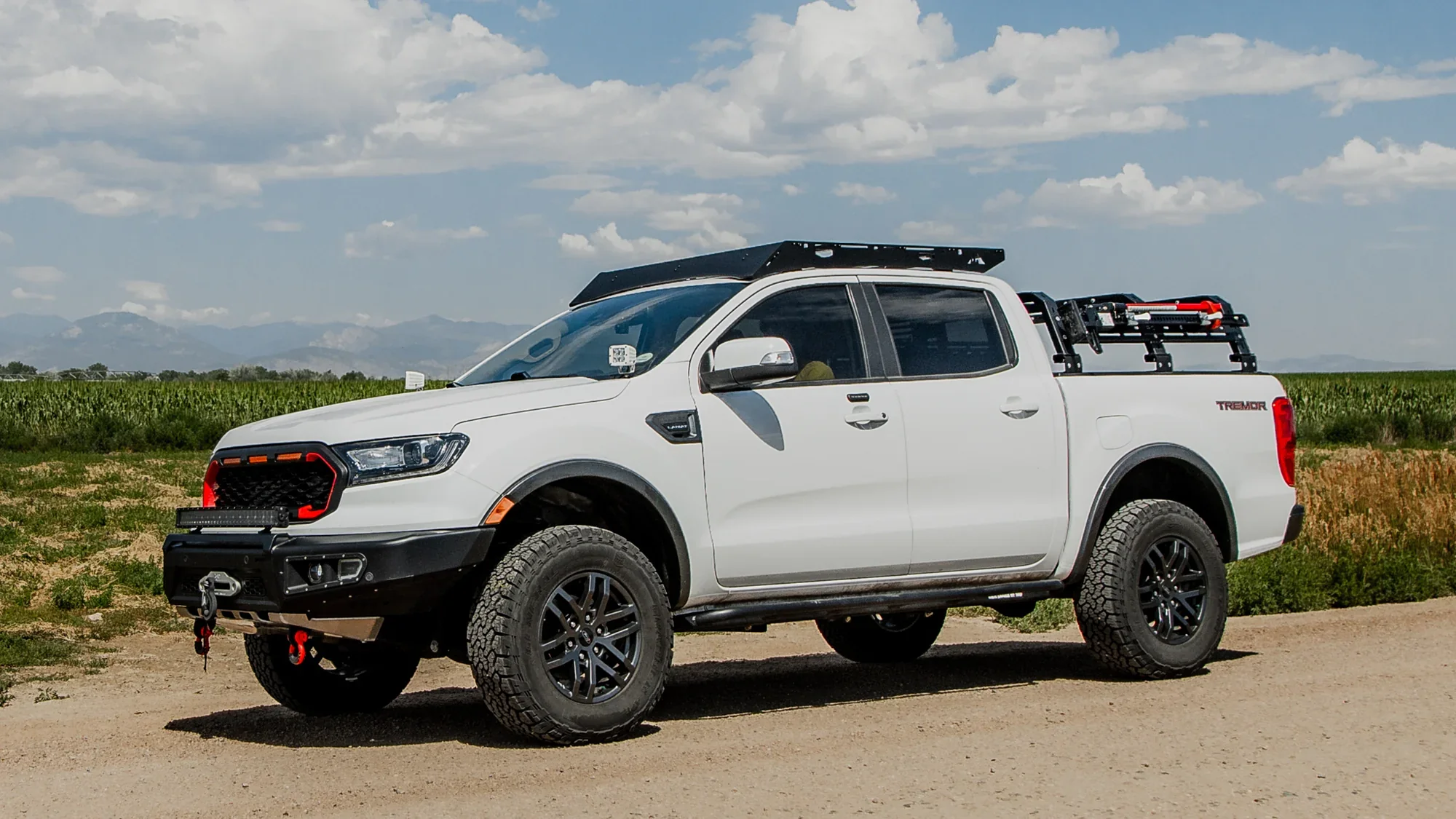 Sherpa The Redcloud 2019-2025 Ford Ranger SuperCrew Roof Rack - Image 4
