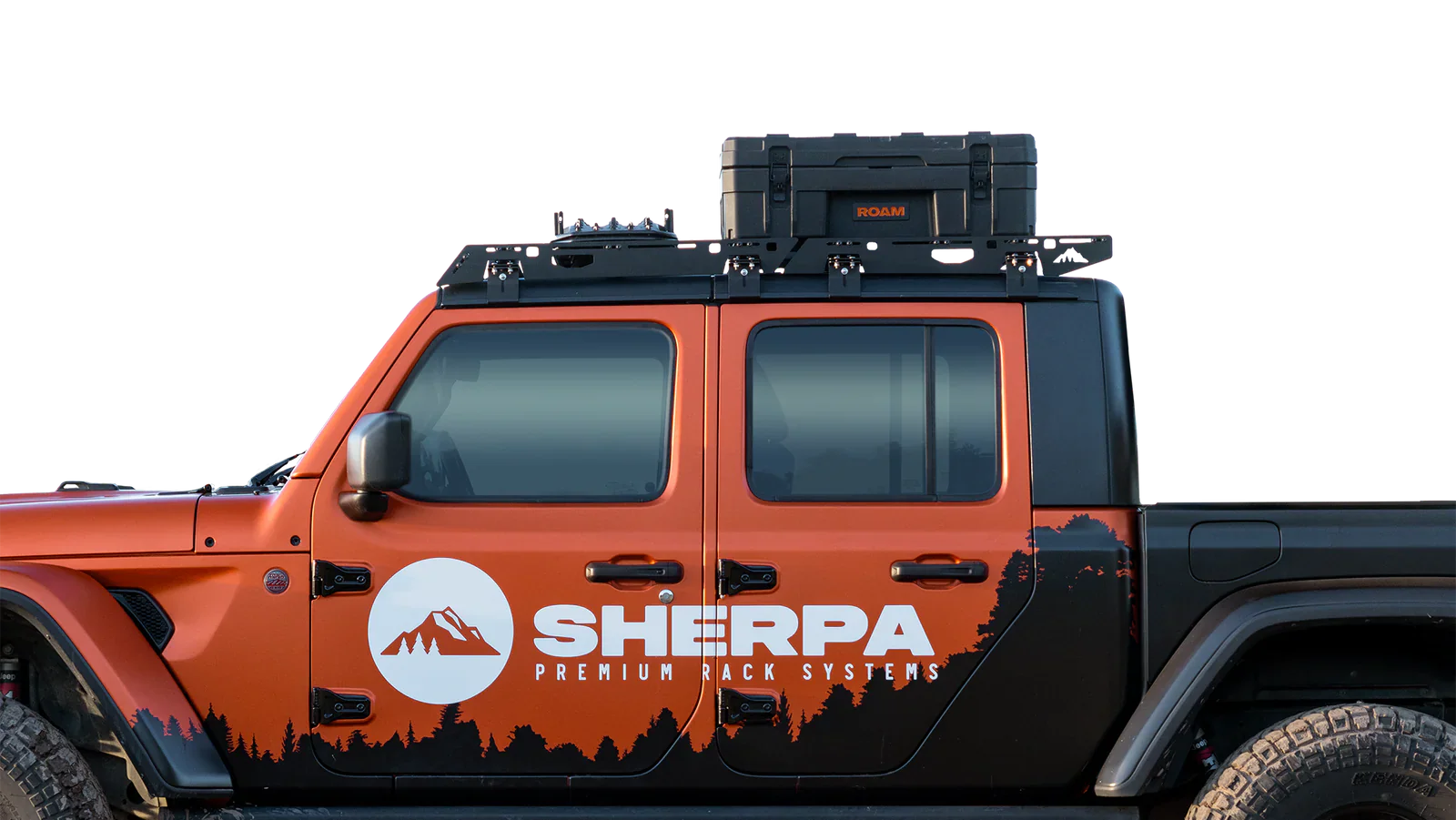 Sherpa The Sunlight 2020-2025 Jeep Gladiator JT Roof Rack - Image 2