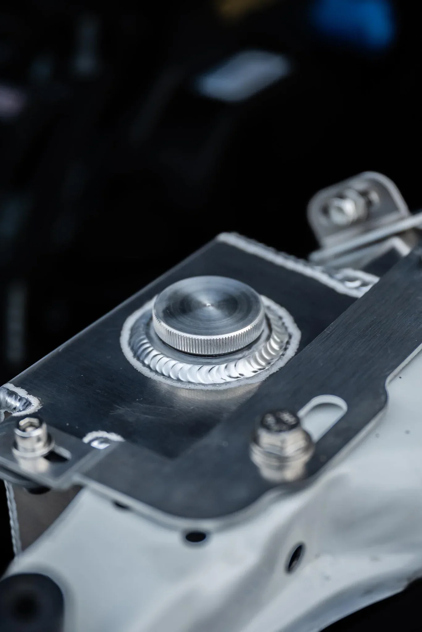 Snowbound Customs 3rd Gen 4Runner/1st Gen Tacoma Aluminum Washer Fluid Relocation Reservoir - Image 2
