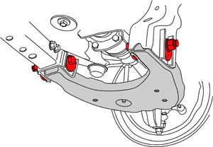 SPC 25435 Cam Bolt Kit - 05-15 Toyota Tacoma/03-09 4Runner - Image 2