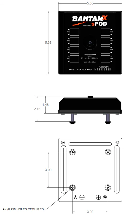 sPOD BantamX Touchscreen - Universal - Image 3