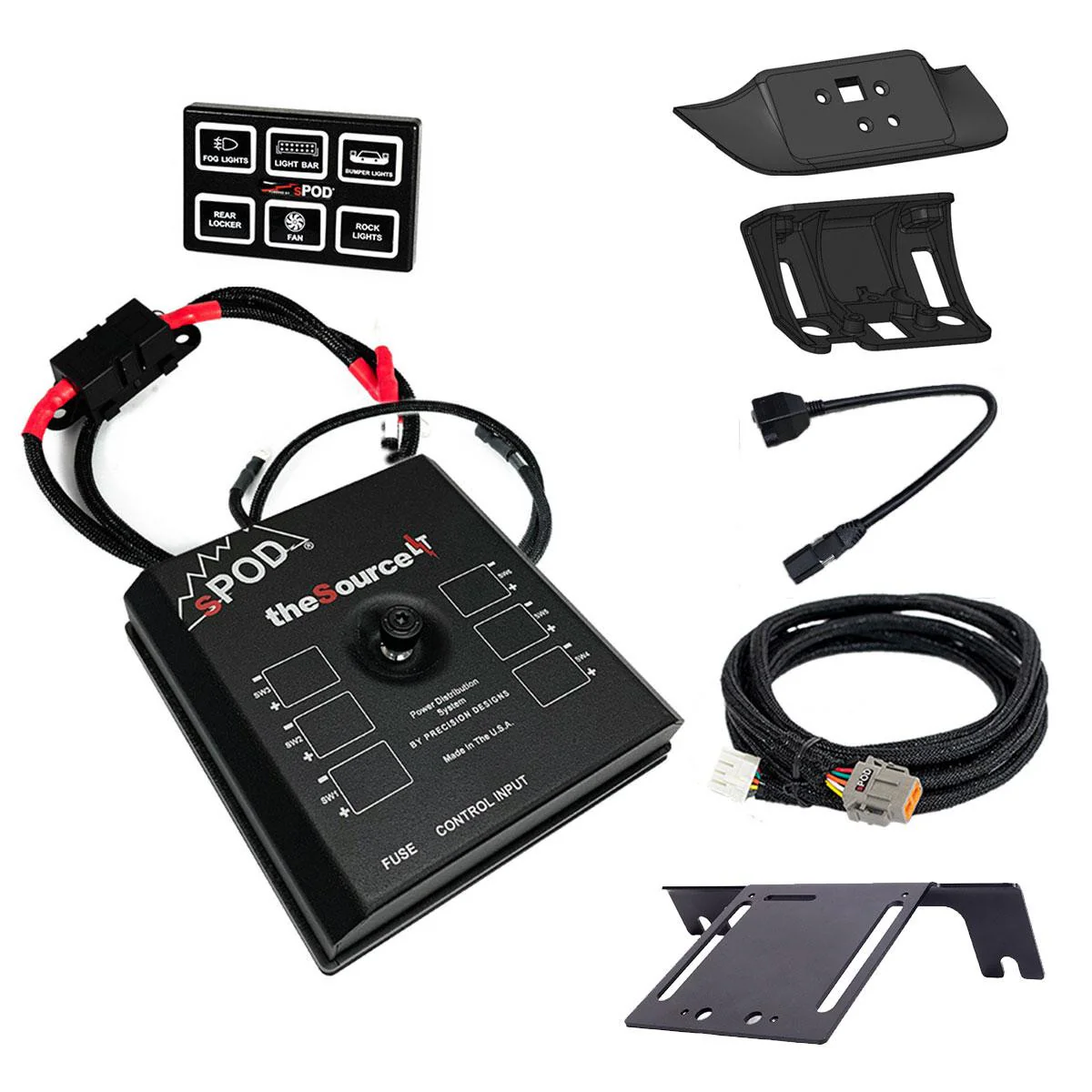 sPOD Mini6 SourceLT Power Management Vehicle Kit - Ford F-250/350 Super Duty 2023+ - Image 2