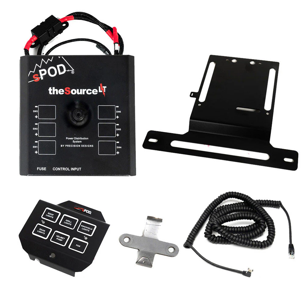 sPOD SourceLT/Mini6 Steering Wheel Mount Kit - Polaris - Image 3