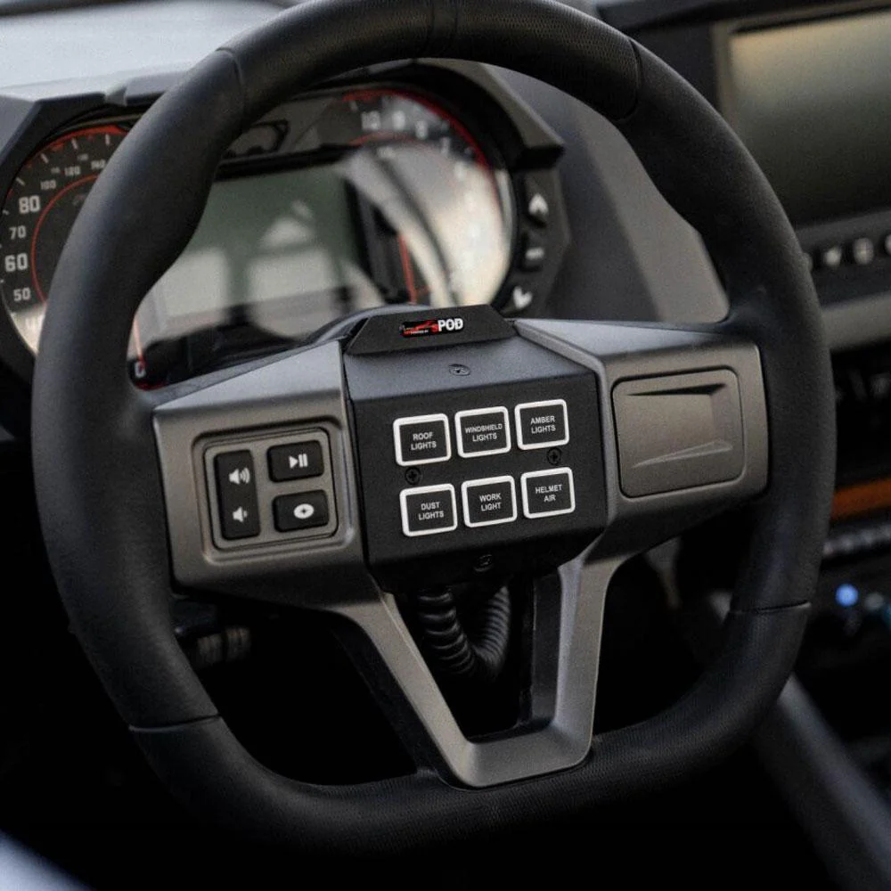 sPOD SourceLT/Mini6 Steering Wheel Mount Kit - Polaris - Image 4