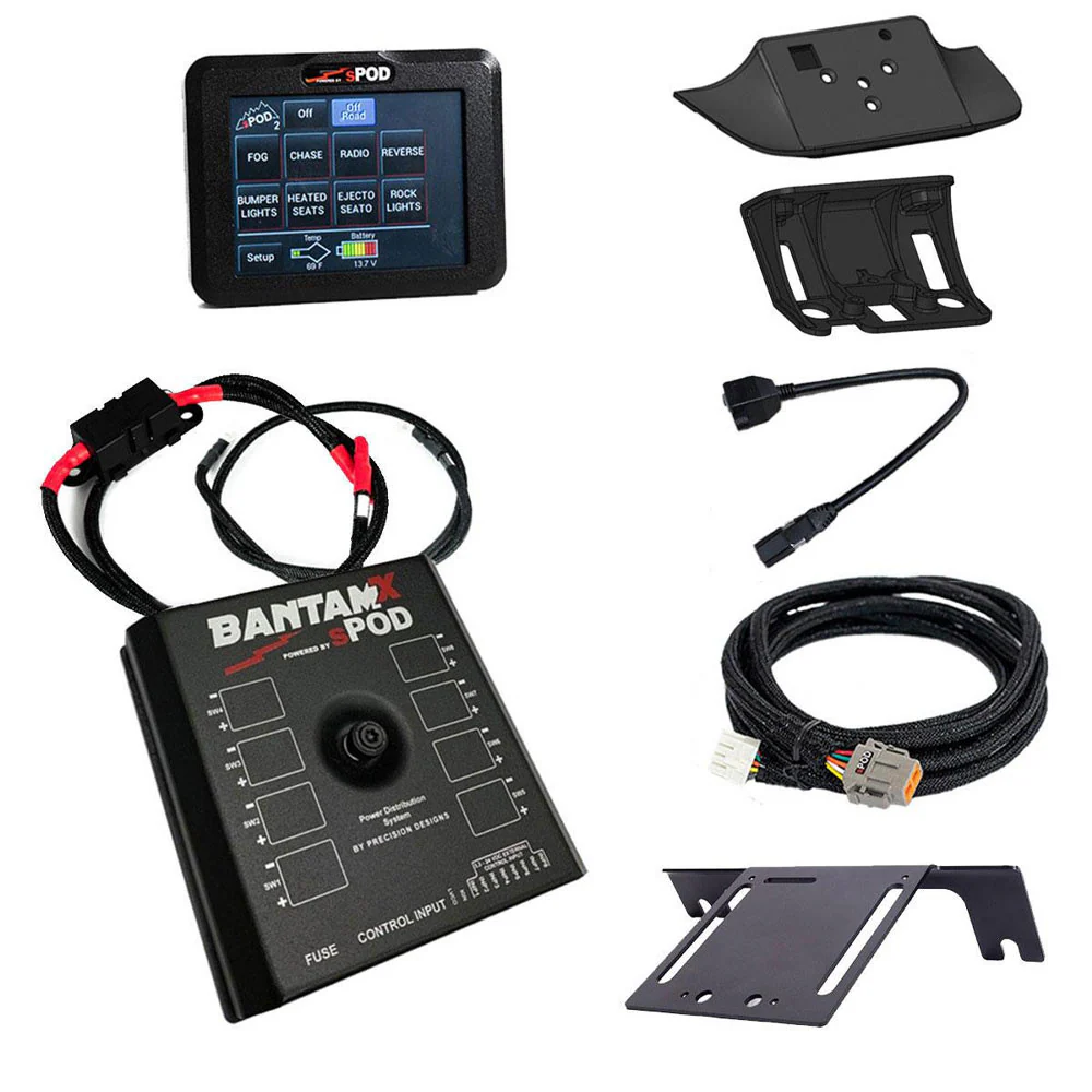 sPOD Touchscreen BantamX Power Management Vehicle Kit - Ford F-250/350 Super Duty 2023+ - Image 3